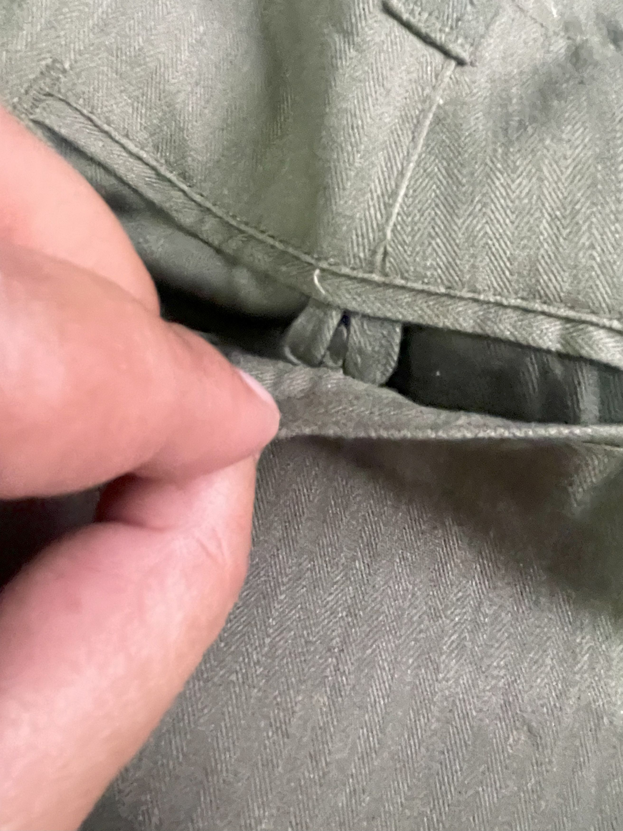 Japanese Brand Vintage 1974 Japan Army Herringbone Twill Trouser Size US 30 / EU 46 - 15 Thumbnail