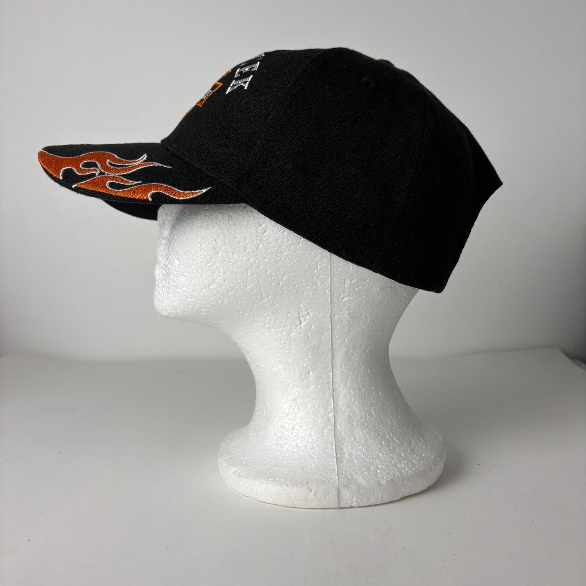 Daytona O/S - Daytona Beach 2015 Bike Week Black Hat with Flames Size ONE SIZE - 2 Thumbnail