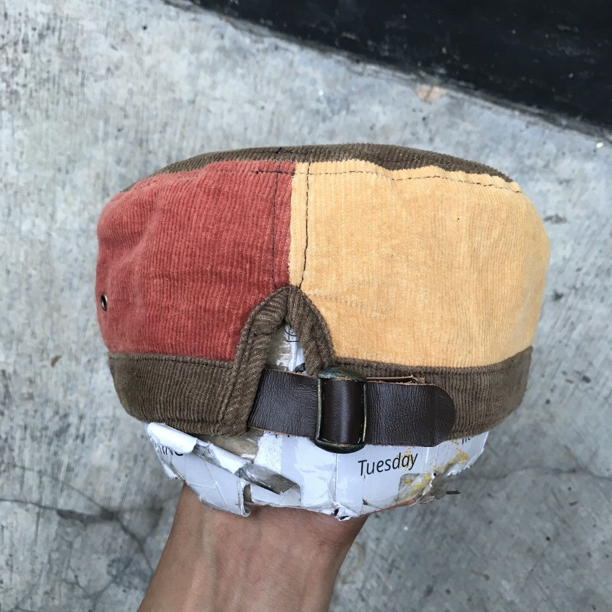 Global Work × Japanese Brand patrol hat three tone with leather adjust by global work Size ONE SIZE - 3 Thumbnail