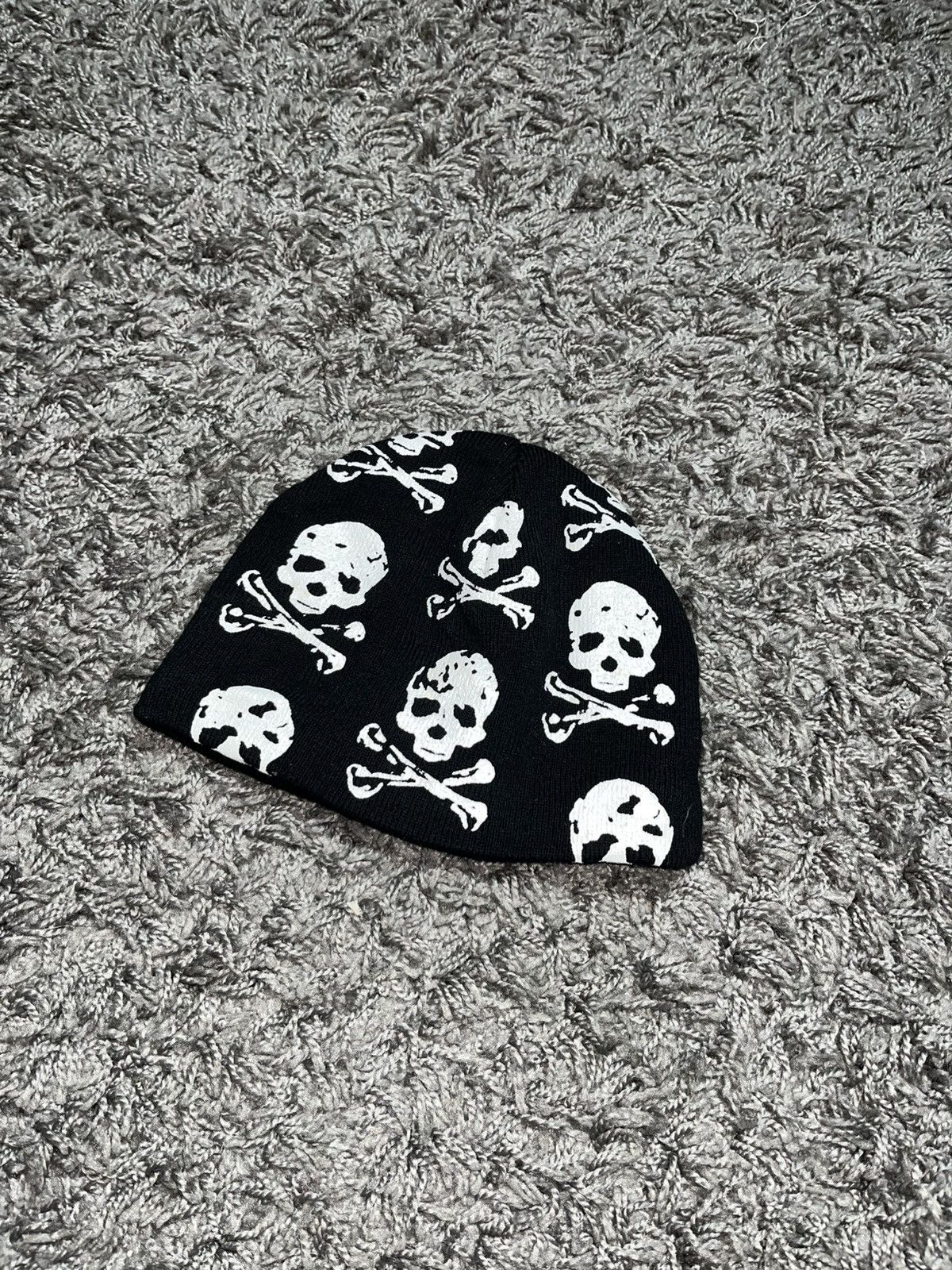Vintage SKULL BONES Y2K COTTON PUNK EMO ROCK HAT Size ONE SIZE - 1 Thumbnail