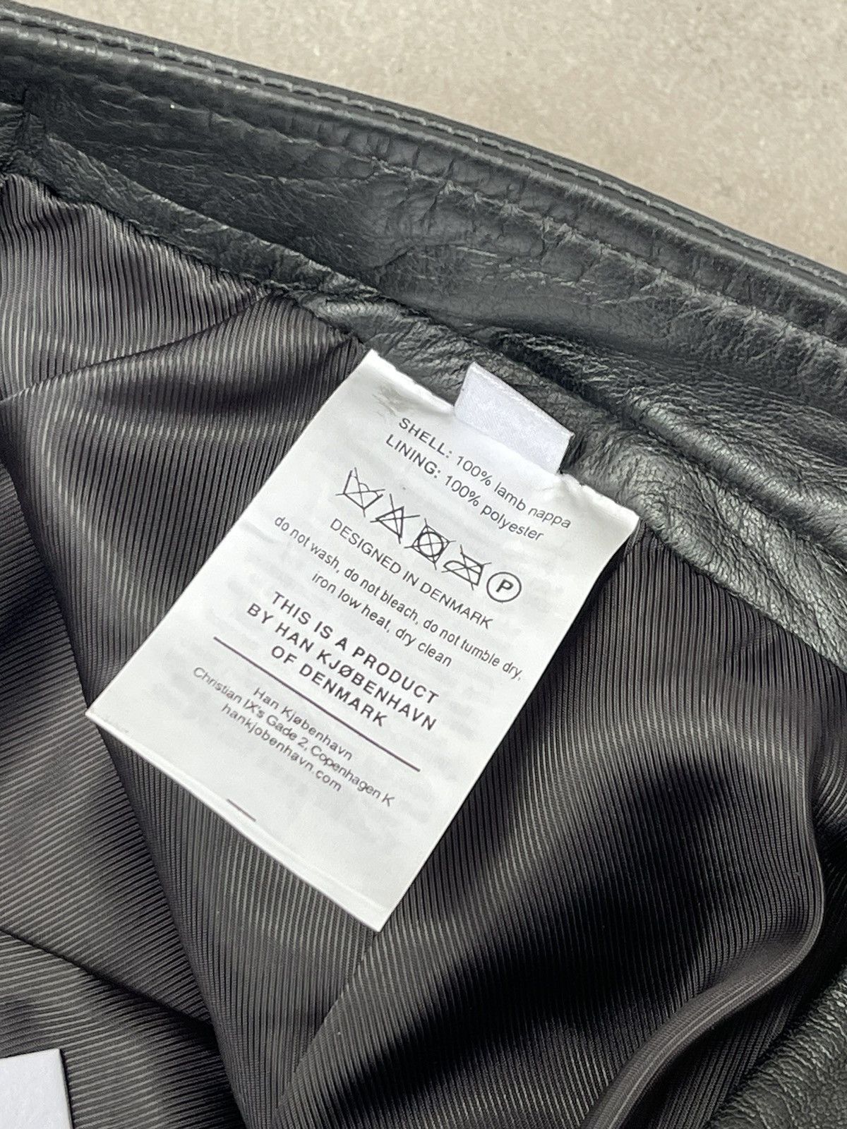 Han Kjobenhavn SS23 !DSWT! Han Kjobenhavn "HK" Knee Logo Leather Pants Size US 36 / EU 52 - 23 Thumbnail