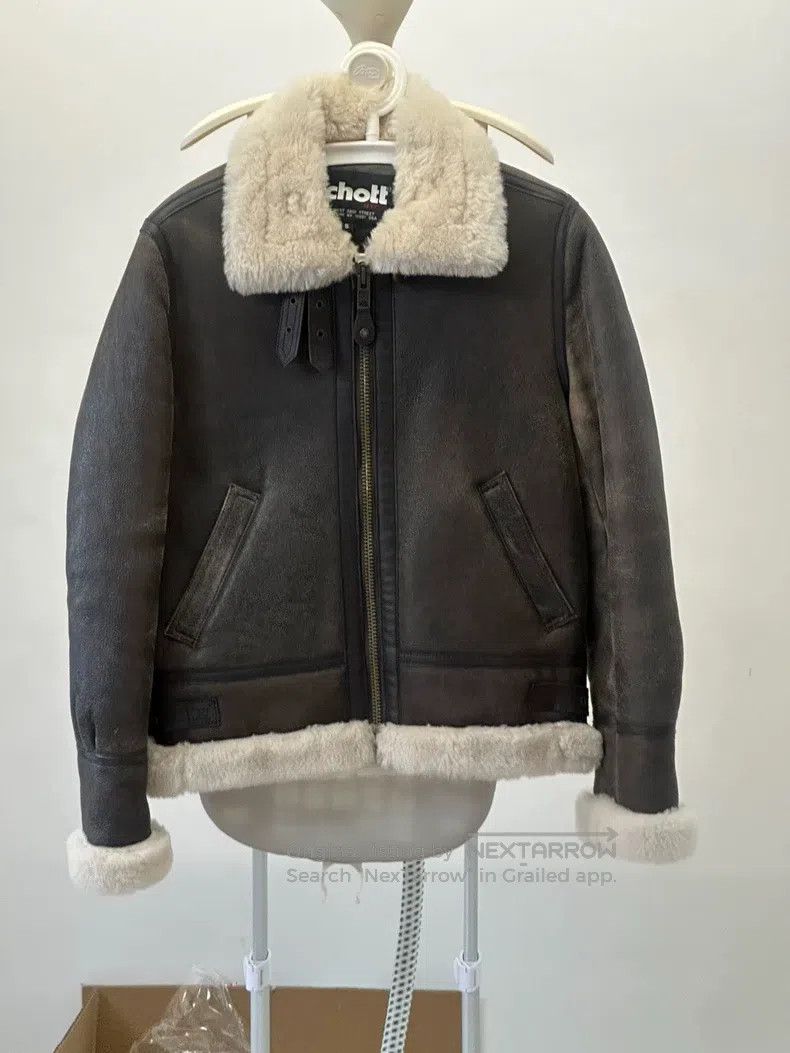 Schott Schott B3, fur integrated Size S / US 4 / IT 40 - 1 Thumbnail