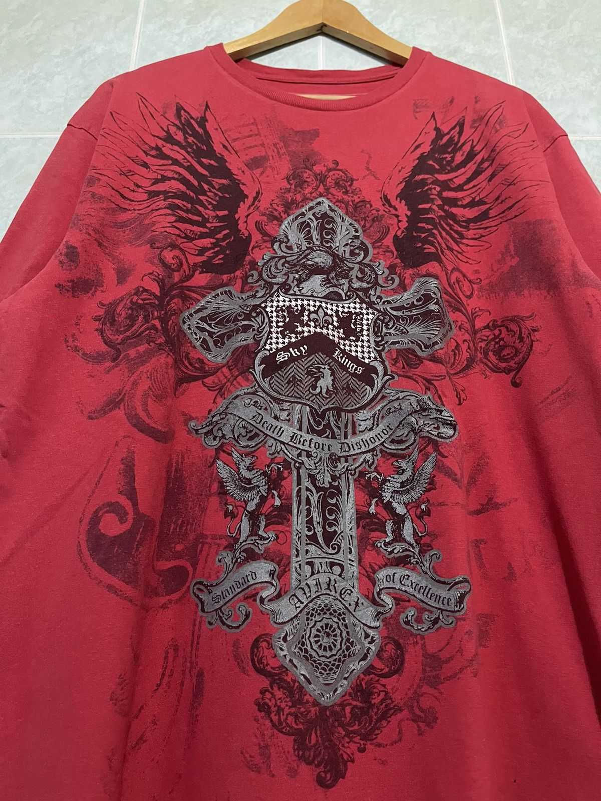 Avirex AVIREX DEATH BEFORE DISHONOR BIG WINGS AFFLICTION STYLE Size US XL / EU 56 / 4 - 4 Thumbnail