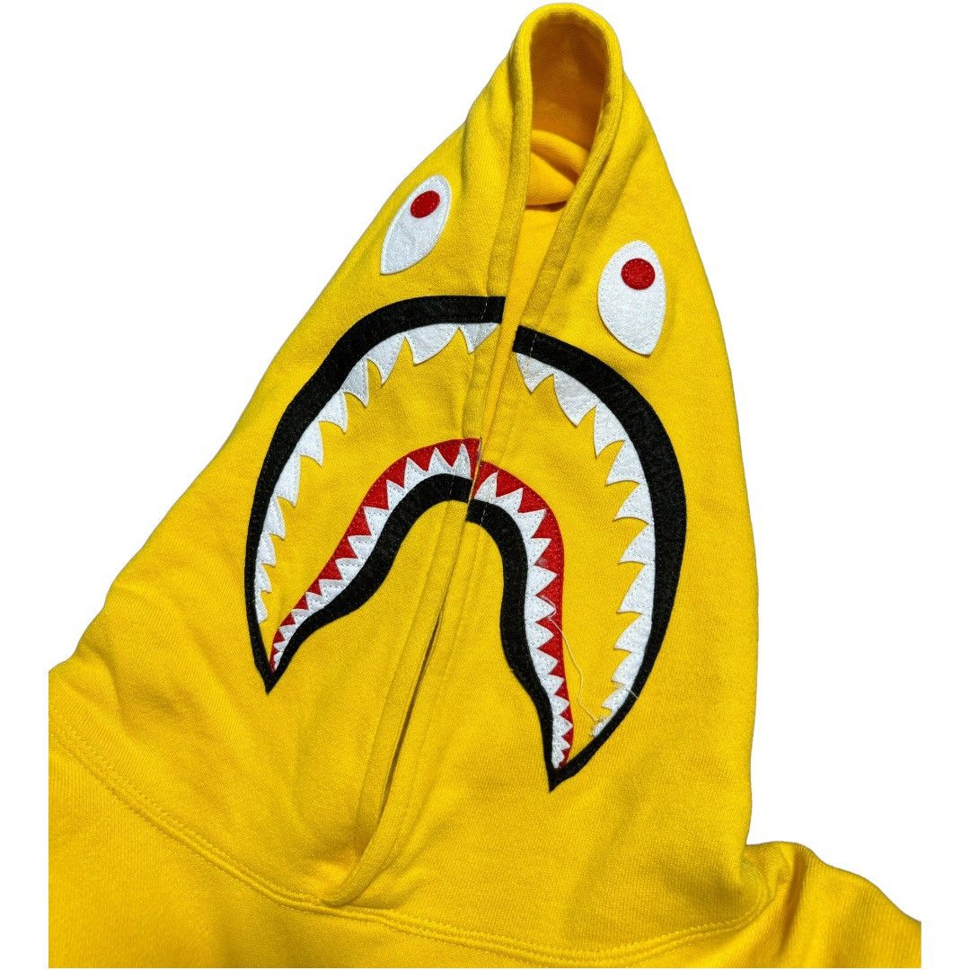 Bape BAPE Shark Pullover Hoodie Yellow Size US S / EU 44-46 / 1 - 3 Thumbnail