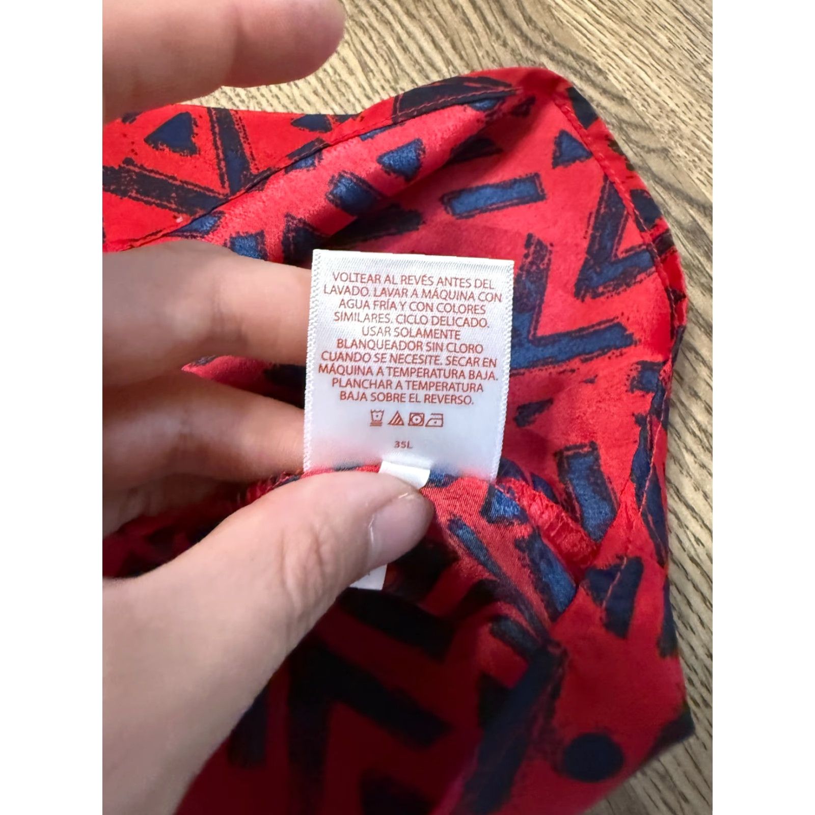 Faded Glory Faded Glory Tank Top Womens XL Red Black Allover print Shirt Tank, Cotton-Polyester? Size XL / US 12-14 / IT 48-50 - 7 Thumbnail