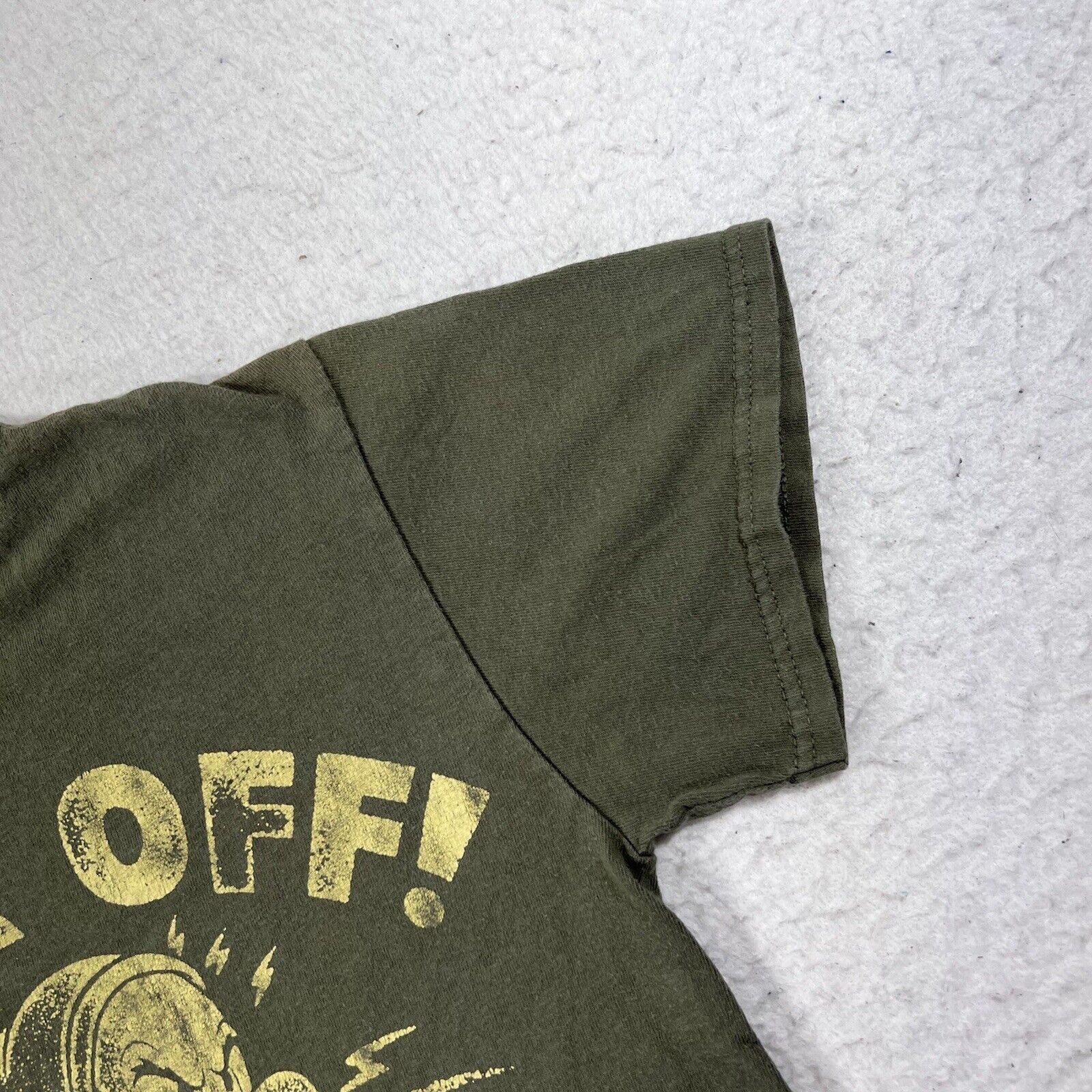 Disney Disney Back Off I'm Grumpy Green Short Sleeve Graphic Tee Size US S / EU 44-46 / 1 - 5 Thumbnail