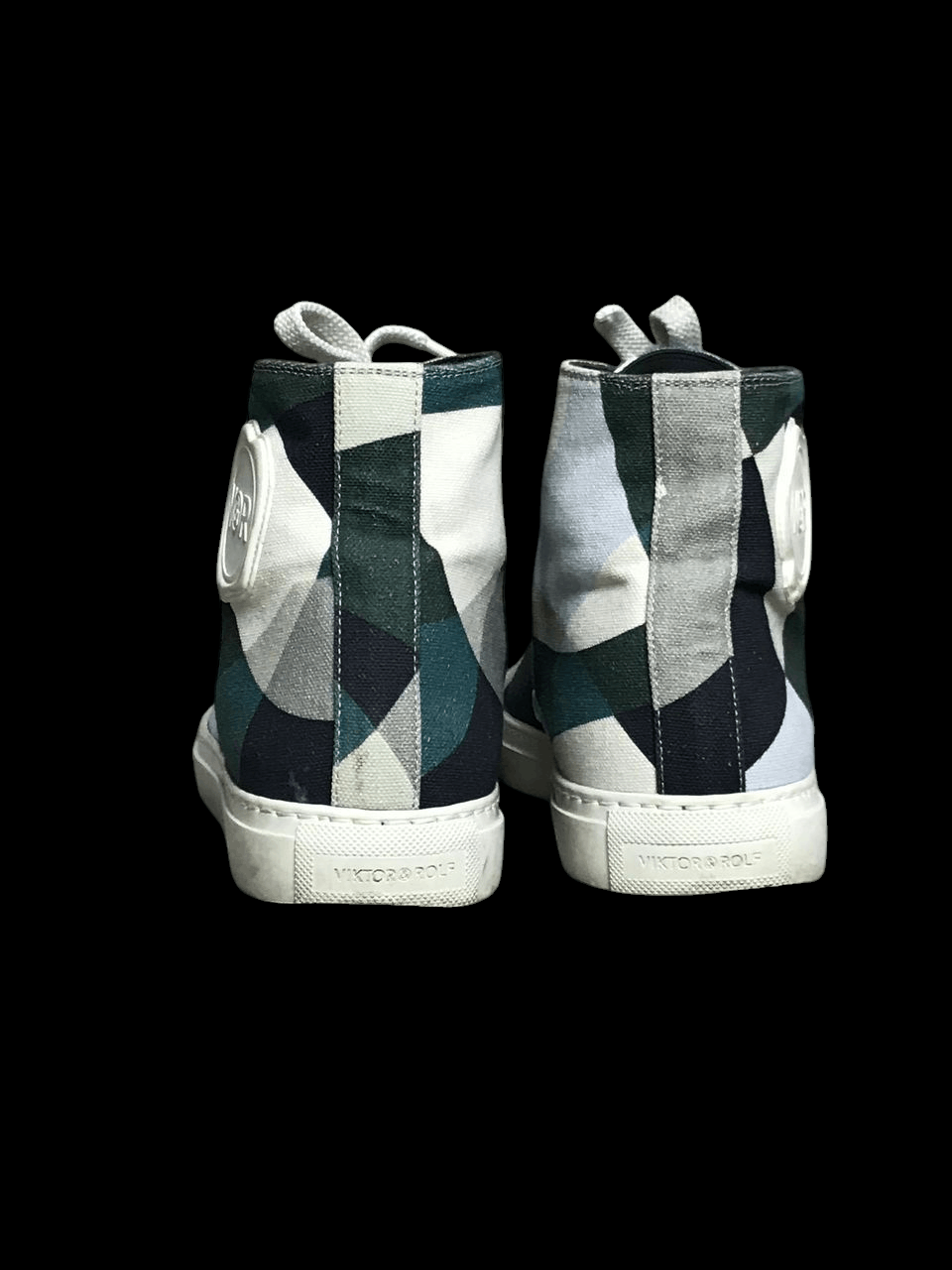 Viktor & Rolf Viktor&Rolf Camo White Suede Sneakers Size US 6 / EU 39 - 4 Thumbnail