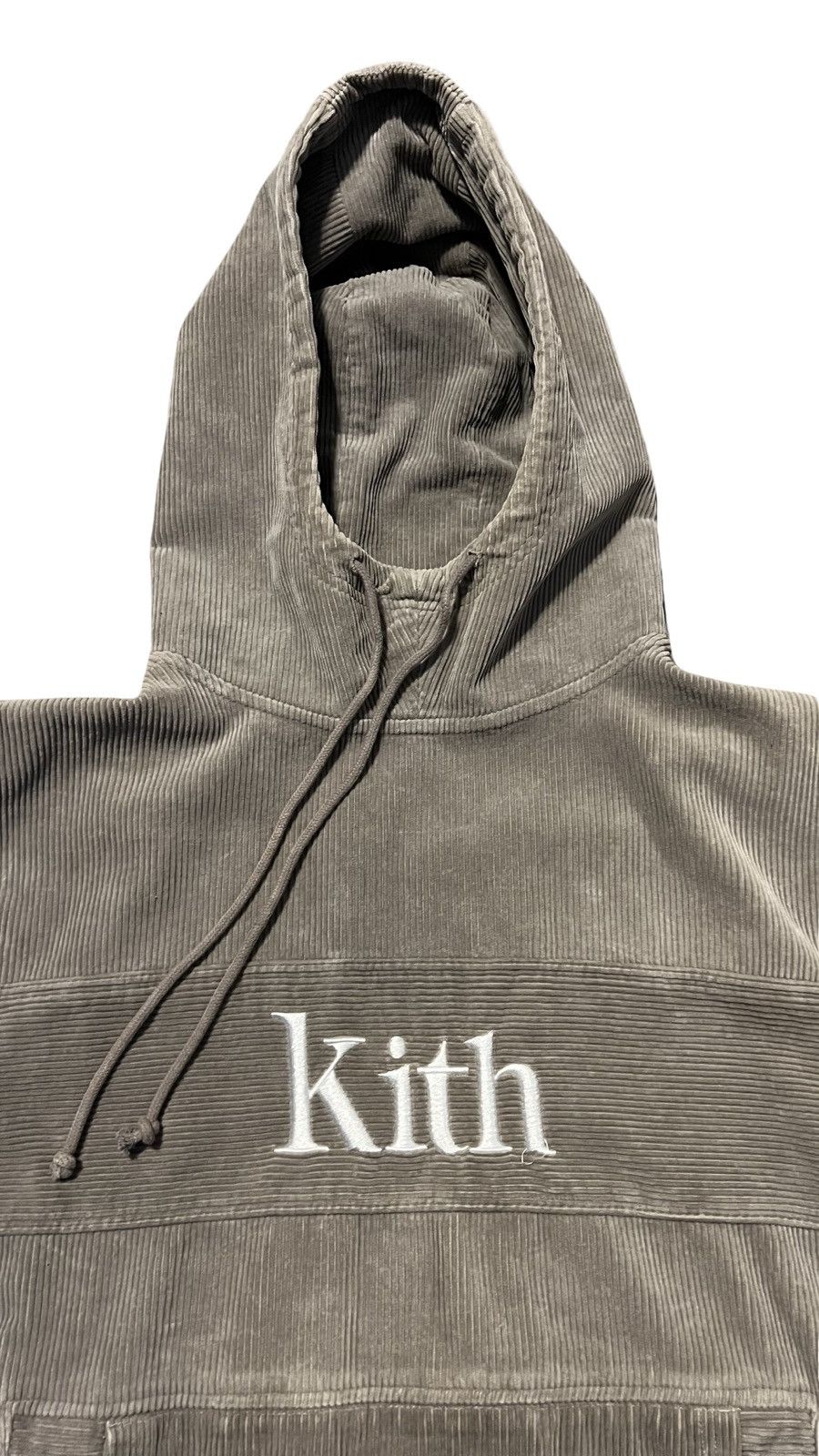 Kith KITH CORDUROY DOUBLE POCKET HOODIE - CINDER XL Size US XL / EU 56 / 4 - 2 Thumbnail