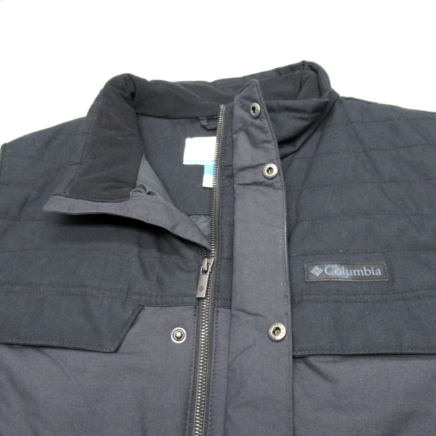 Vintage Columbia Vest Mens XL Navy Blue Puffer Zip Full Zip Pockets Lined Insulated Hiking Outdoors Casual Travel Size US XL / EU 56 / 4 - 6 Thumbnail