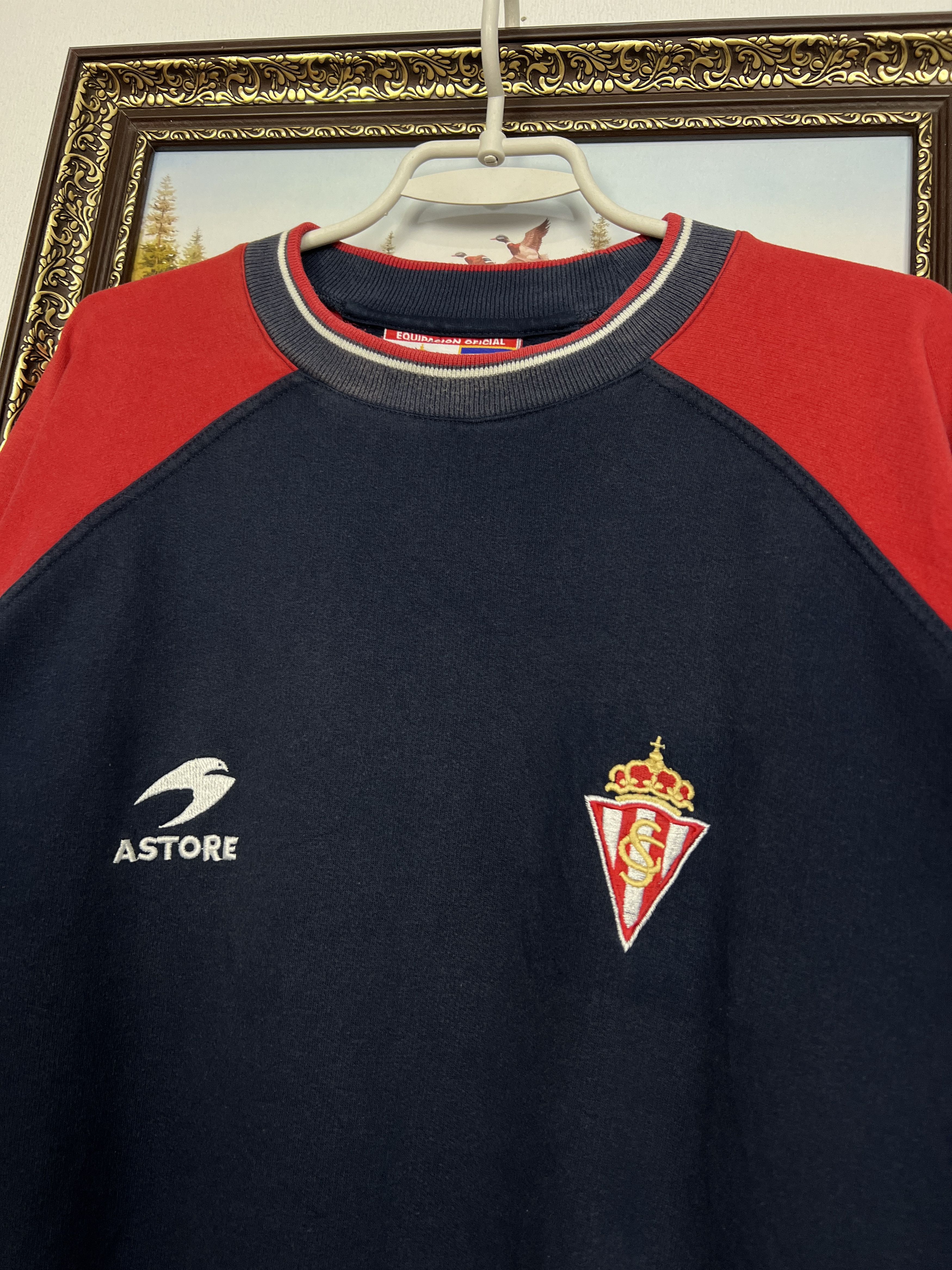 Vintage Sporting Gijon football Sweatshirt Rare Soccer Crewneck Size US XXL / EU 58 / 5 - 3 Thumbnail