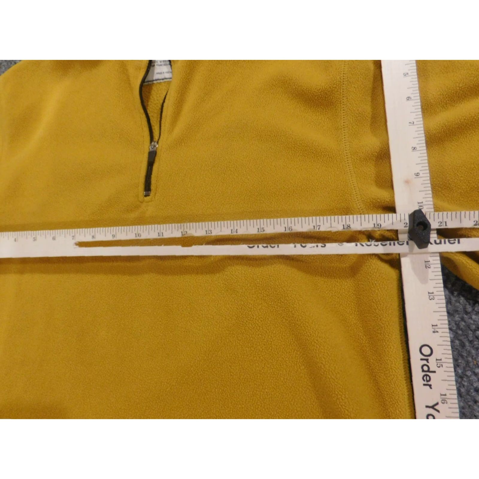 Old Navy Old Navy Sweater Pullover 1/4 Zip Mock Neck Long Sleeve Mens S Yellow Polyester Knit Zipper Button Vintage No Size US S / EU 44-46 / 1 - 6 Thumbnail
