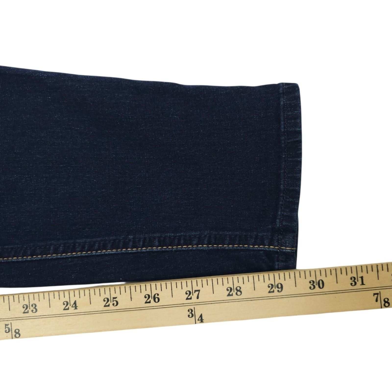 7 For All Mankind 7 For All Mankind Skinny Jeans 31 Dark Wash Blue Denim Size 29" - 16 Thumbnail