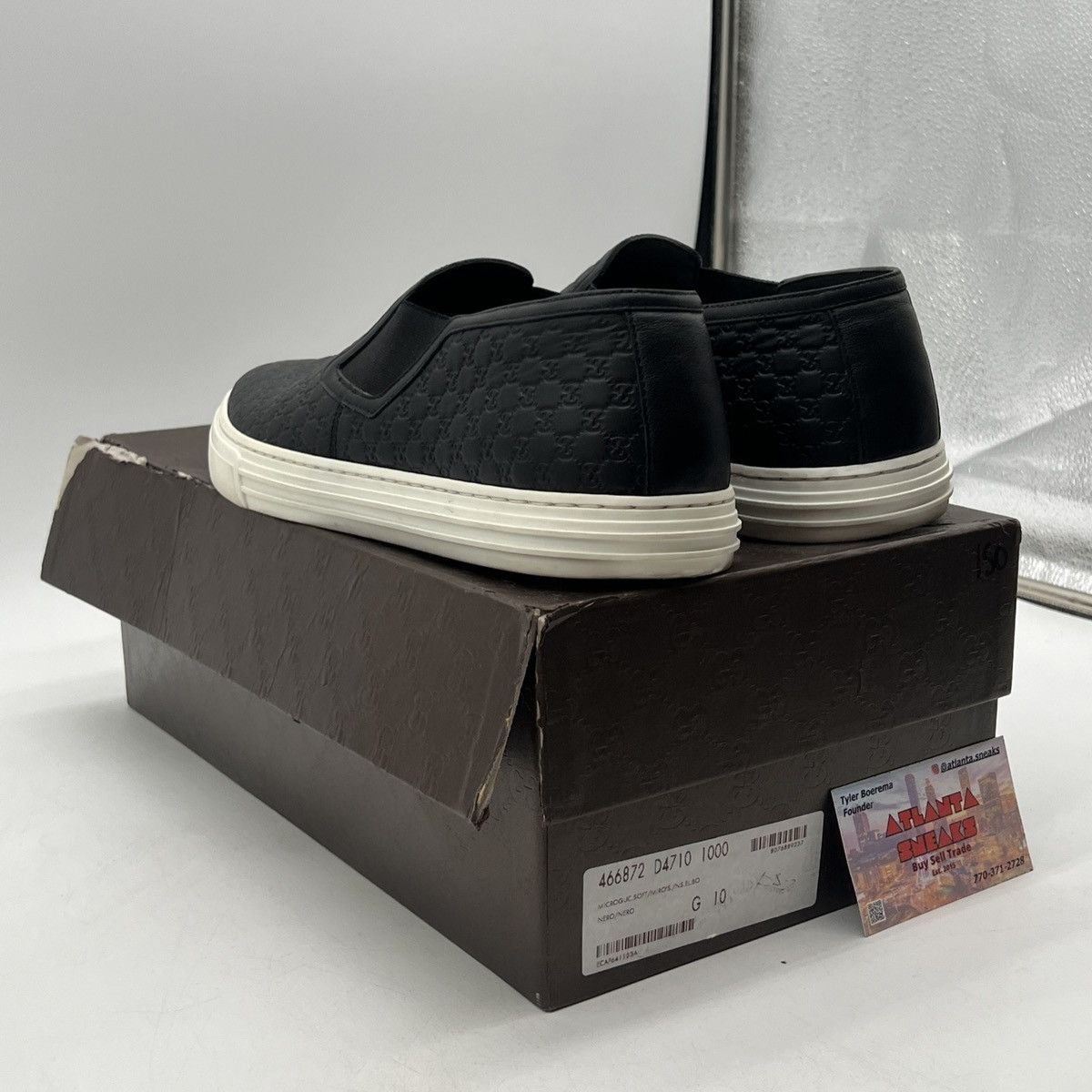 Gucci Gucci slip on black Size US 10 / EU 43 - 4 Thumbnail