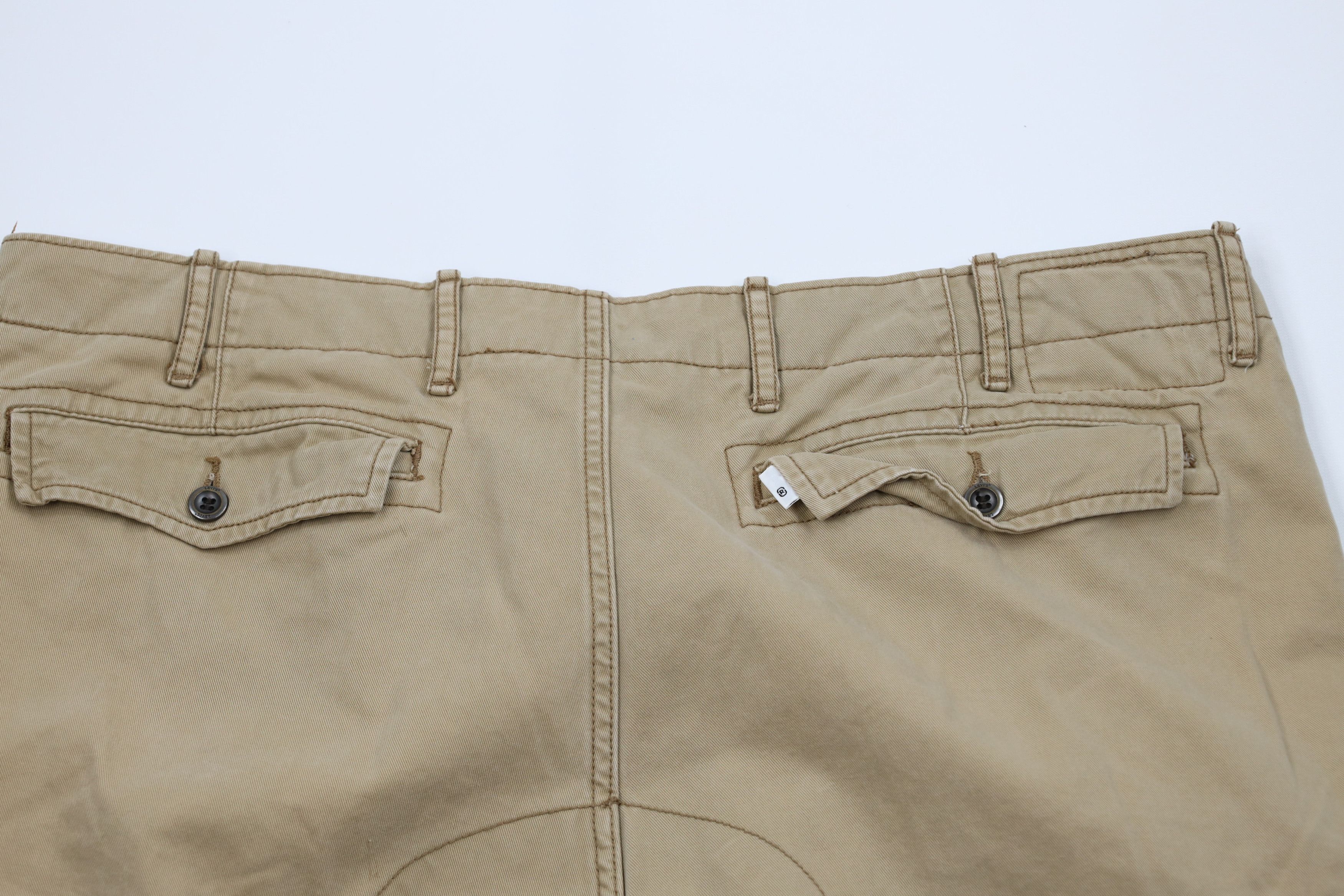 Levi's Vintage Y2K Levis Baggy Wide Leg Cargo Pants Brown Cotton Size US 40 / EU 56 - 10 Thumbnail