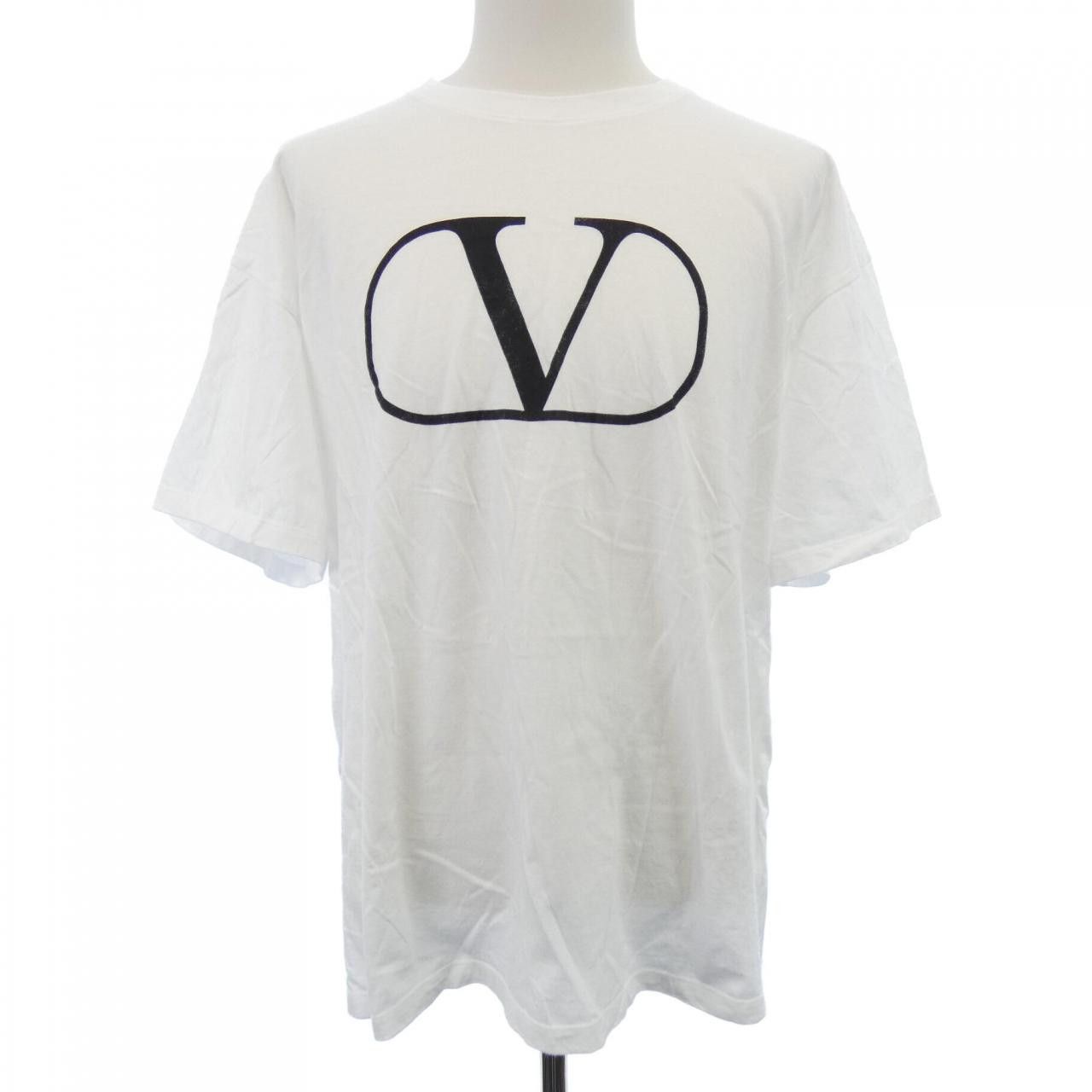 Valentino Valentino Valentino Cotton T Shirt Textile T-Shirts RV0MG01PPMA DUTY FREE for USA Size ONE SIZE - 1 Thumbnail