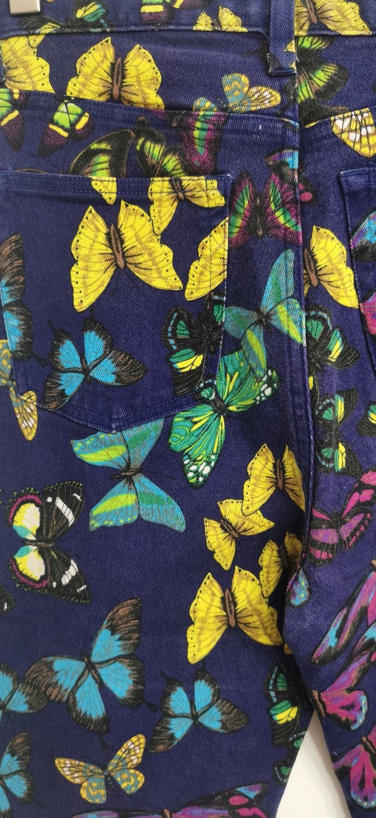 Kenzo Kenzo vintage butterfly jeans Size 28" / US 6 / IT 42 - 6 Thumbnail