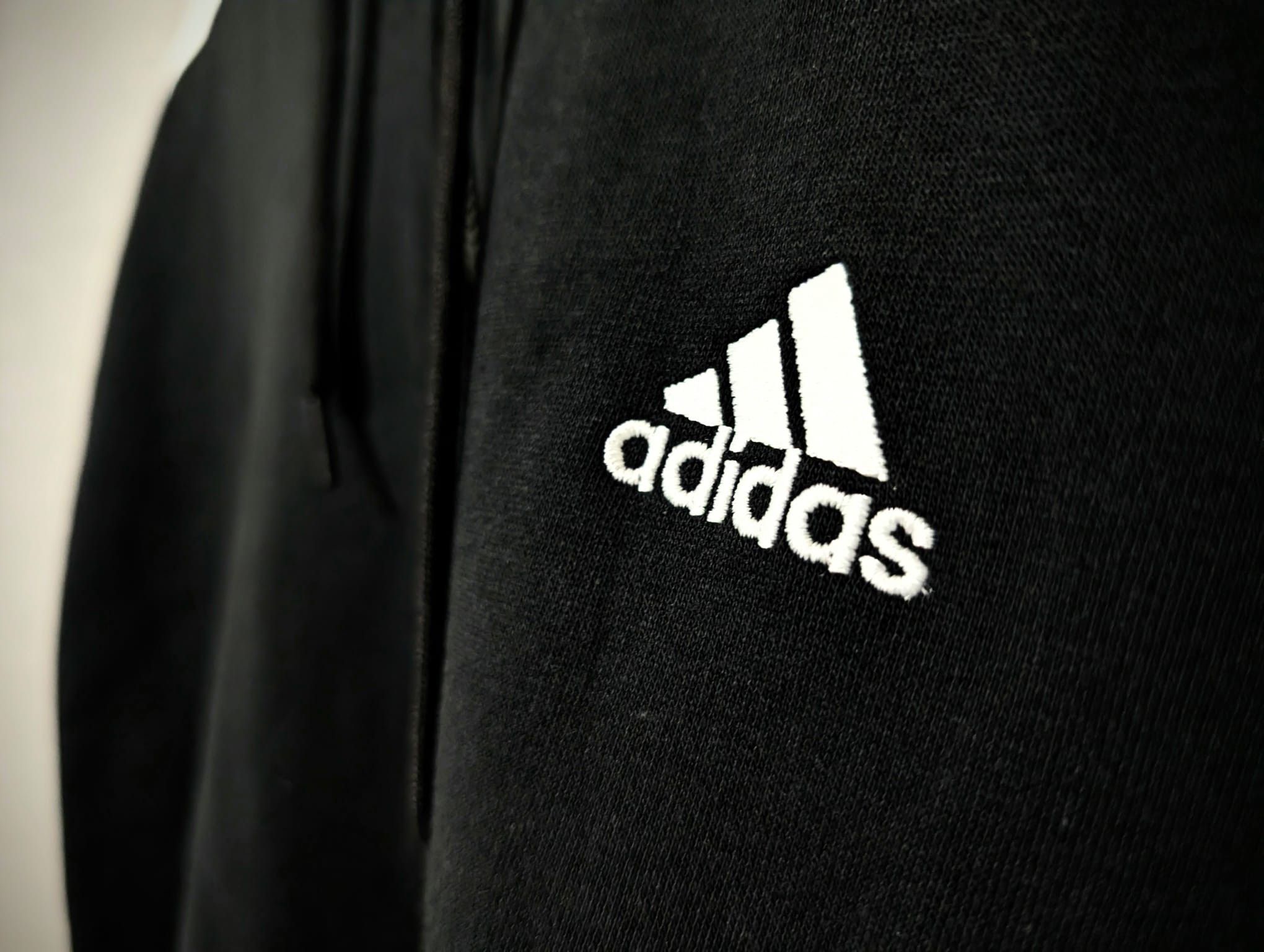 Adidas Adidas Black Hoodie Zip-up Jacket Size L / US 10 / IT 46 - 3 Thumbnail