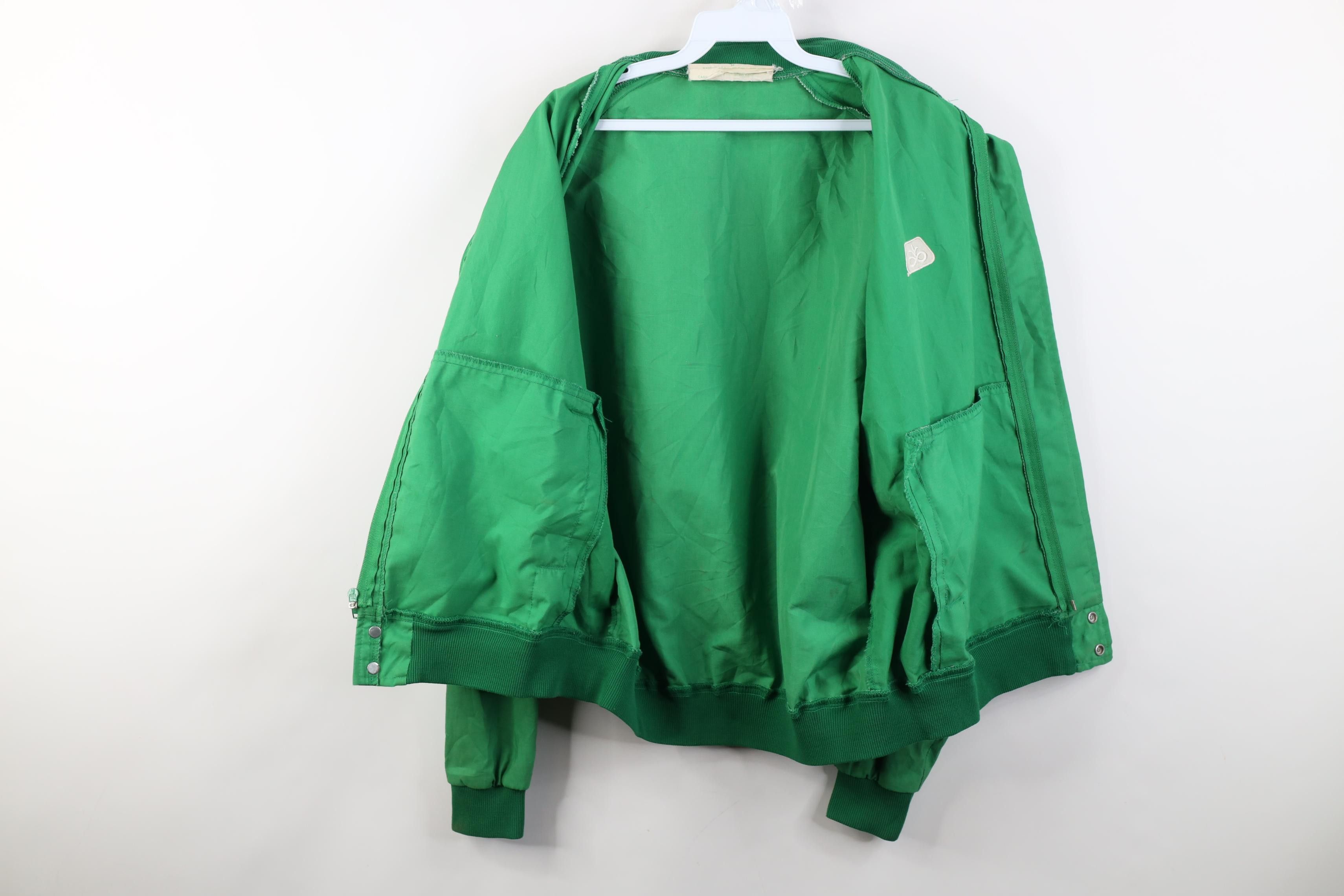 Vintage Vintage 70s 80s Seeds Full Zip Cafe Racer Bomber Jacket USA Size US M / EU 48-50 / 2 - 13 Thumbnail
