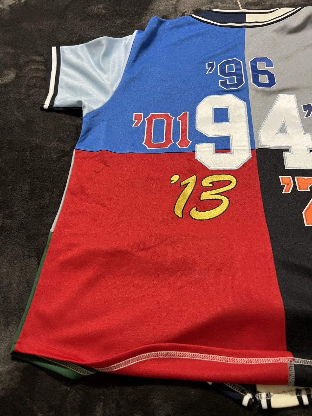 Supreme 🔥FW21 SUPREME PATCHWORK JERSEY MENS XL BRAND NEW🔥🔥 Size US XL / EU 56 / 4 - 5 Thumbnail