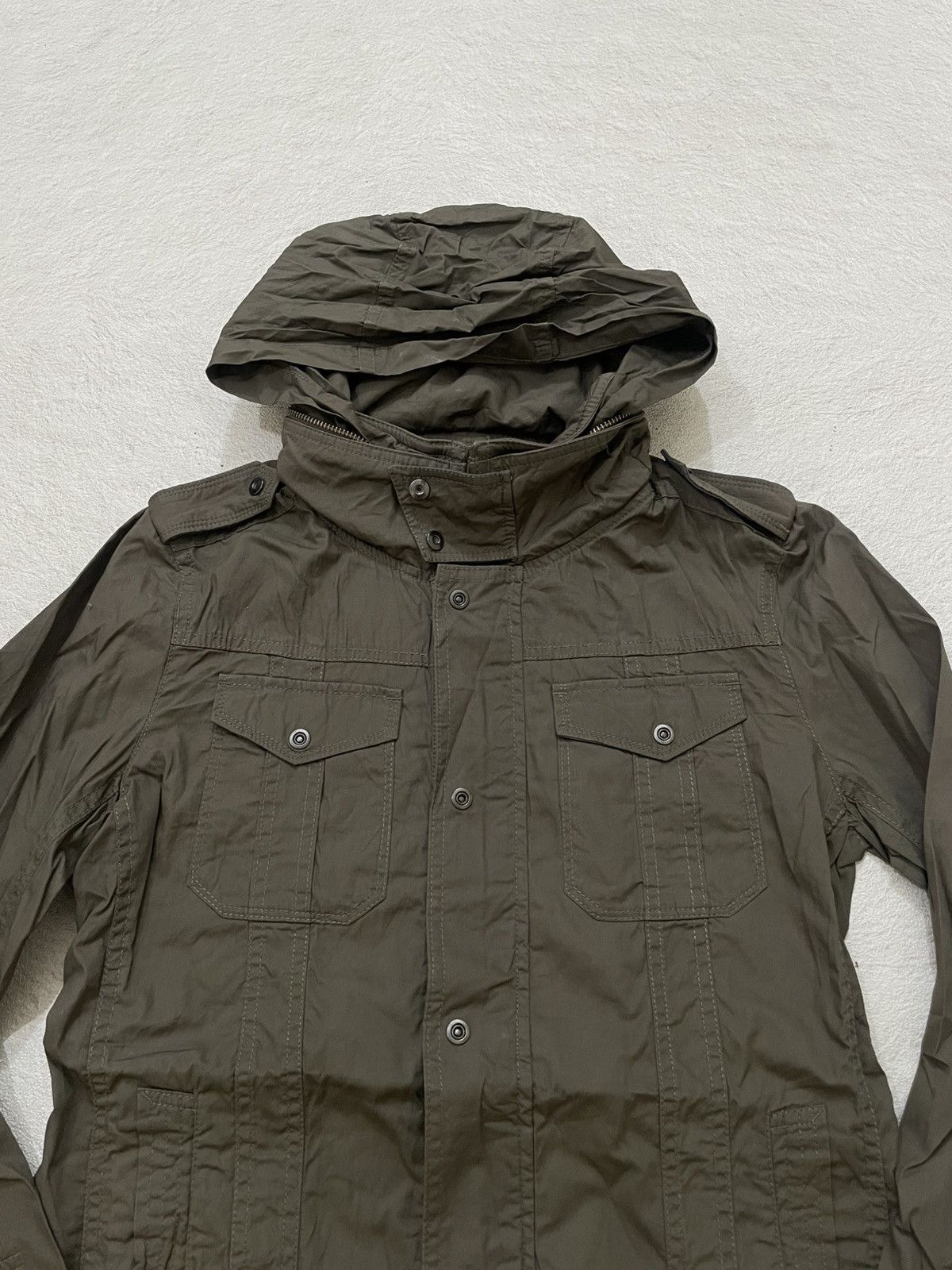 Nicole Club Nicole Club Military Utility Jacket Olive Multi Pocket Y2K Size US M / EU 48-50 / 2 - 4 Thumbnail