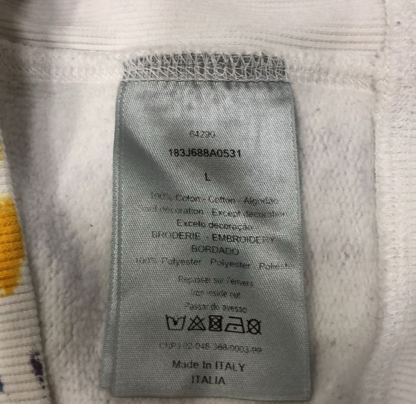 Dior Dior splatter hoodie Size US L / EU 52-54 / 3 - 8 Thumbnail