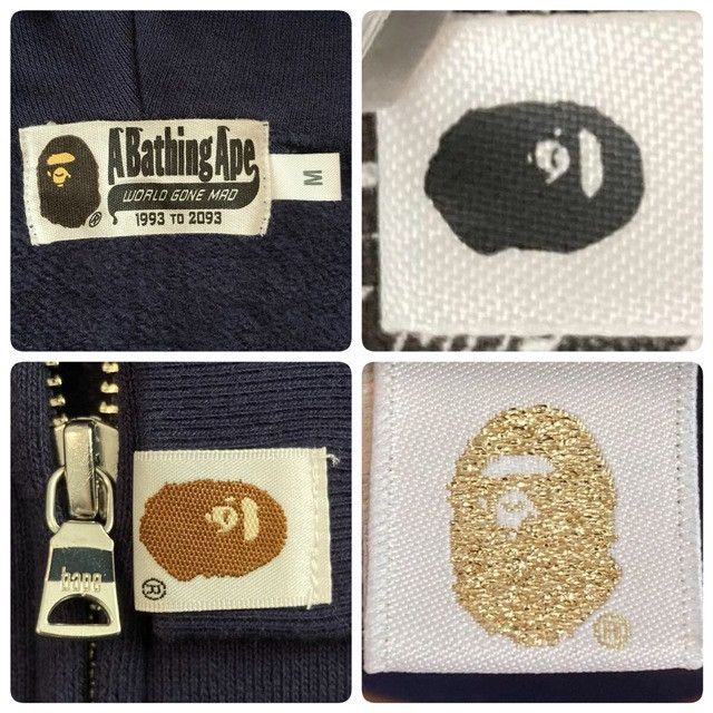 Bape BAPE Milo Shark Full Zip Hoodie Navy a bathing ape Size US M / EU 48-50 / 2 - 7 Thumbnail