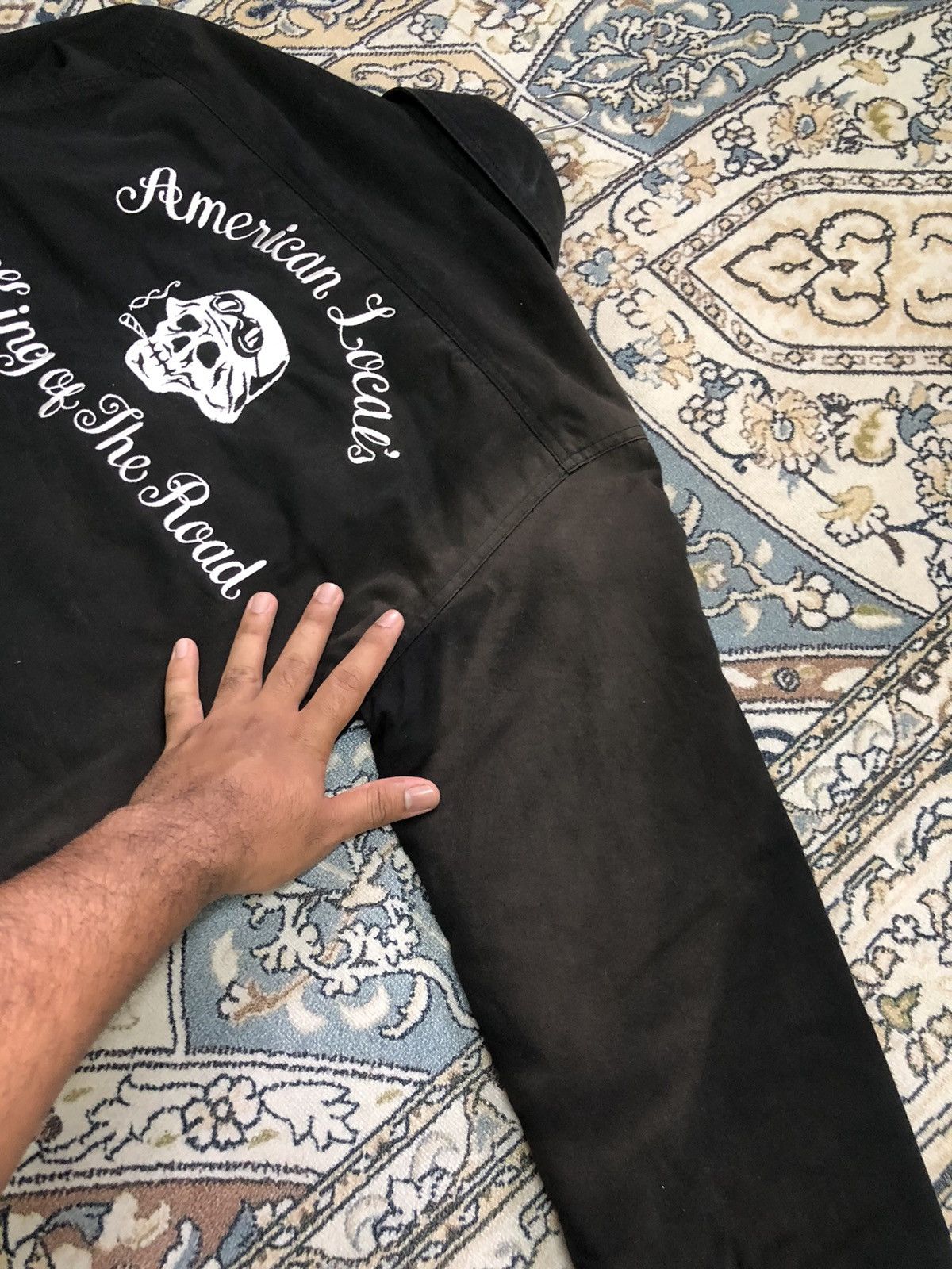 Japanese Brand Vtg Calee King of The Roat Embroidery Skull Trucker Jacket Size US M / EU 48-50 / 2 - 15 Thumbnail