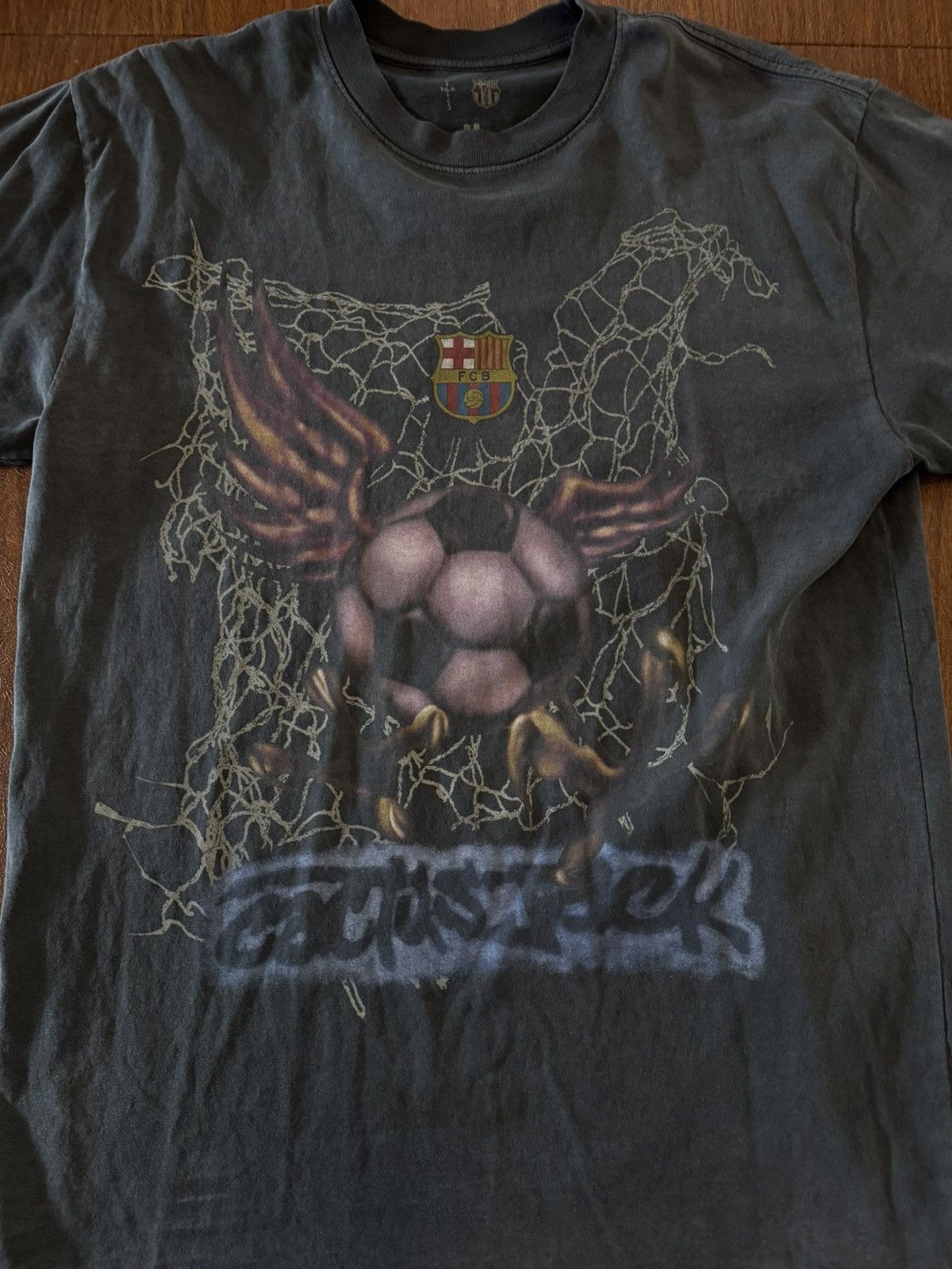 Nike × Travis Scott Cactus jack x barcelona washed tee Size US M / EU 48-50 / 2 - 2 Thumbnail