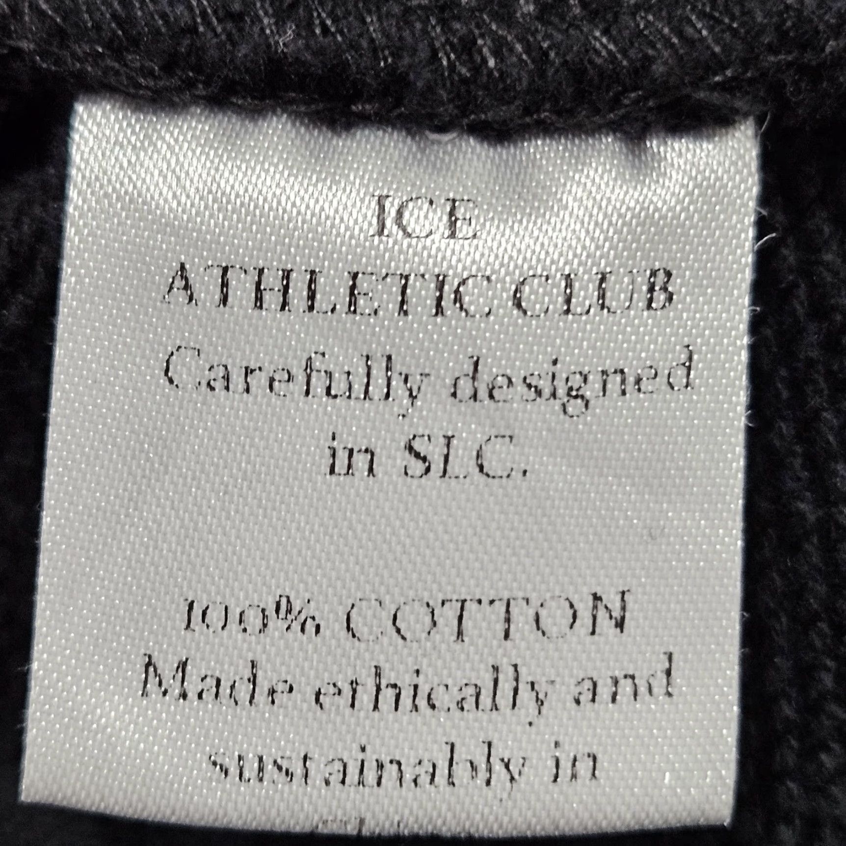 Vintage Ice Athletic Club Sweatshirt Black 100% Cotton Crewneck Logo Pullover Large L Mens Size US L / EU 52-54 / 3 - 4 Thumbnail