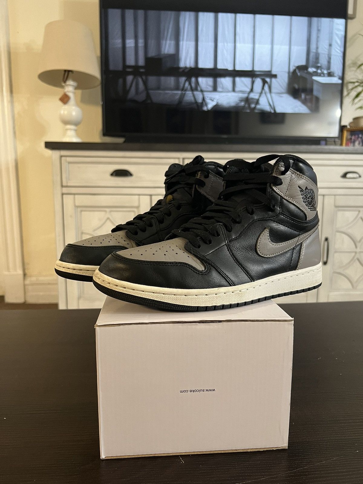 jordan 1 shadow white high