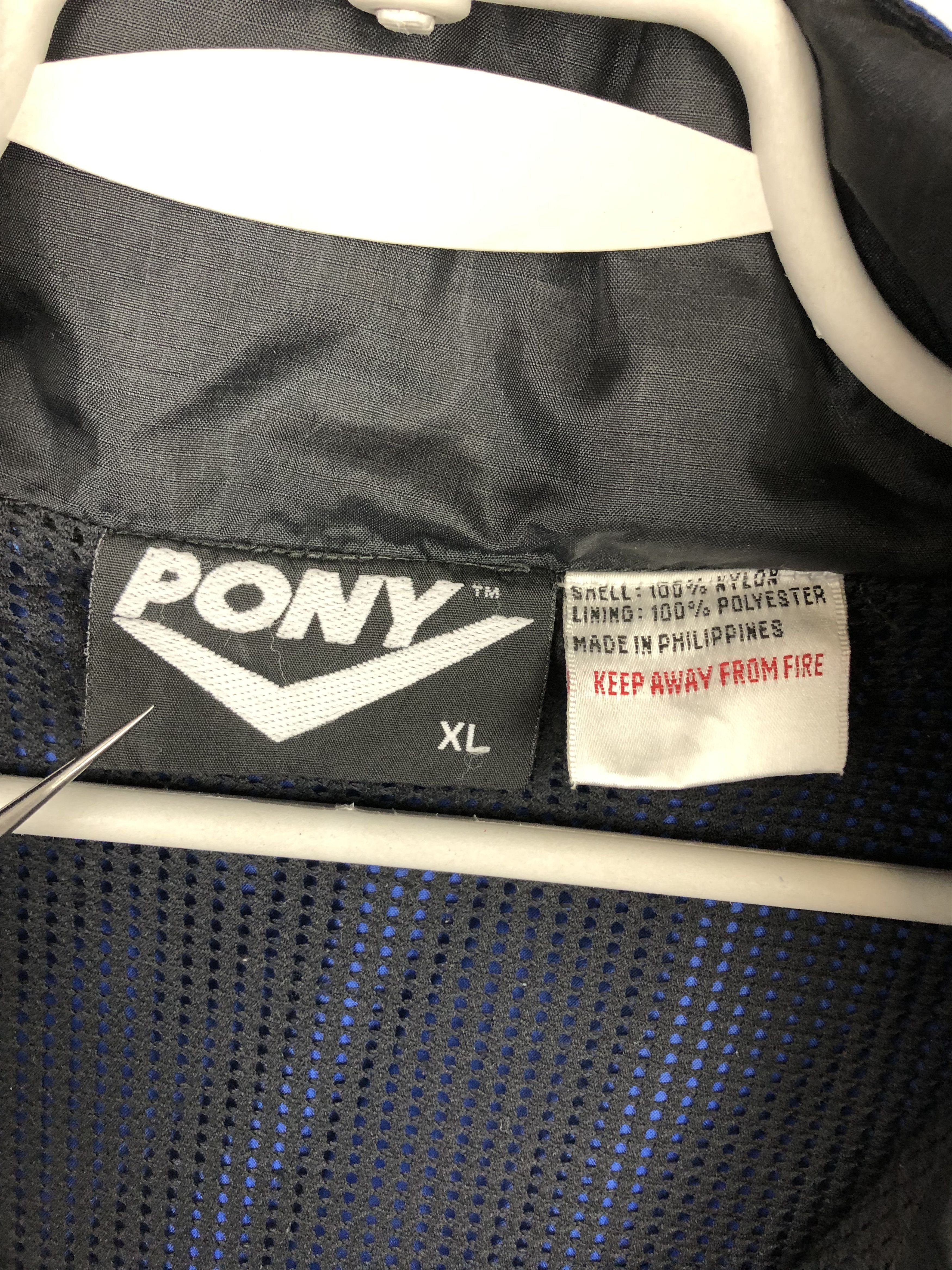 PONY Vintage Birmingham Football Jacket Soccer Windbreaker Track Size US XL / EU 56 / 4 - 4 Thumbnail