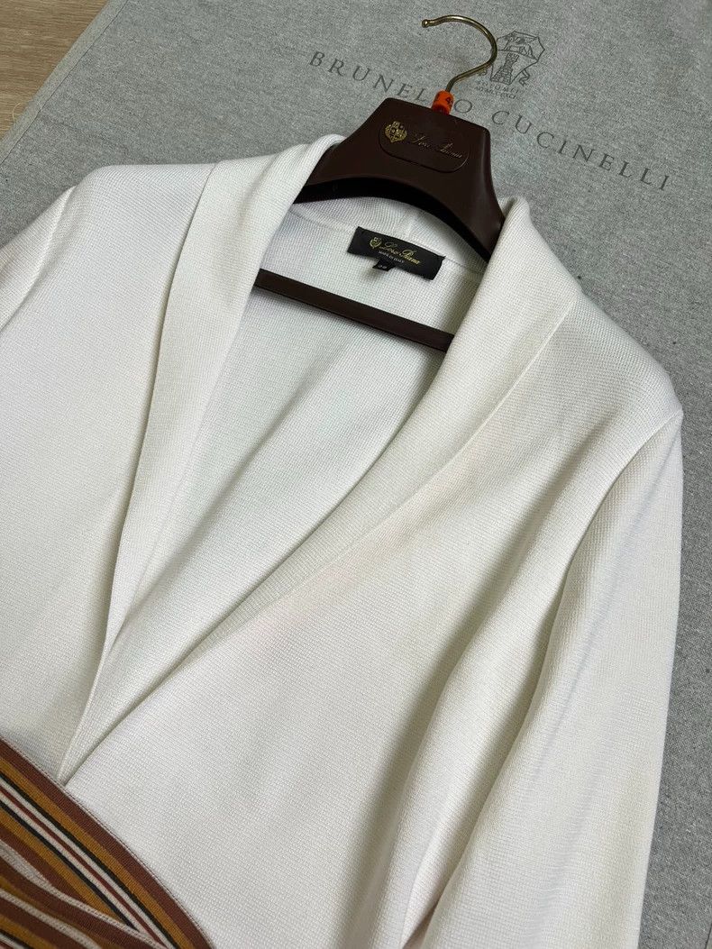 Loro Piana LORO PIANA A silk-lined jacket with a belt Size S / US 4 / IT 40 - 6 Thumbnail
