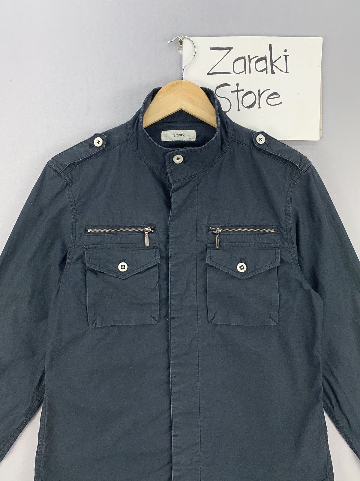 Japanese Brand Japanese Brand Button Up Tactical Light Jacket Size US M / EU 48-50 / 2 - 2 Thumbnail