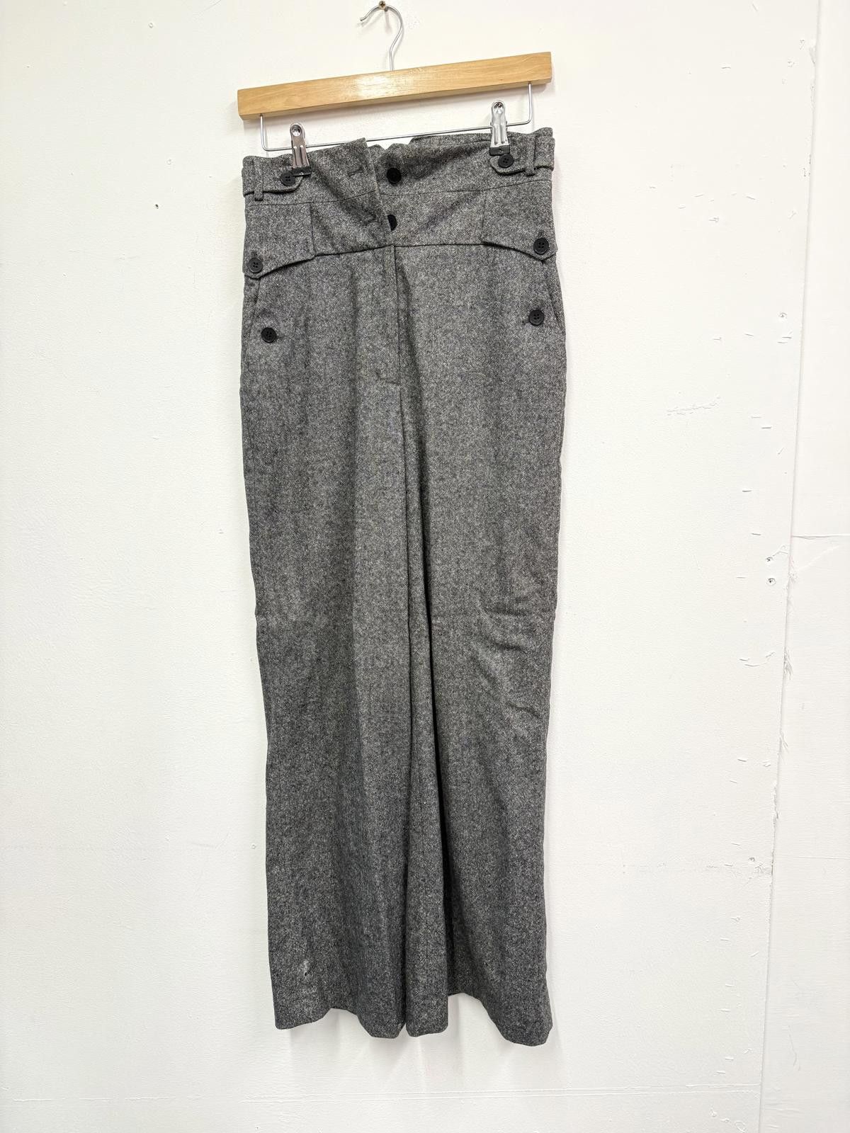 Other Karen Millen Grey Wool Blend High Waist Trousers UK 10 EU 38 Size 28" / US 6 / IT 42 - 1 Thumbnail