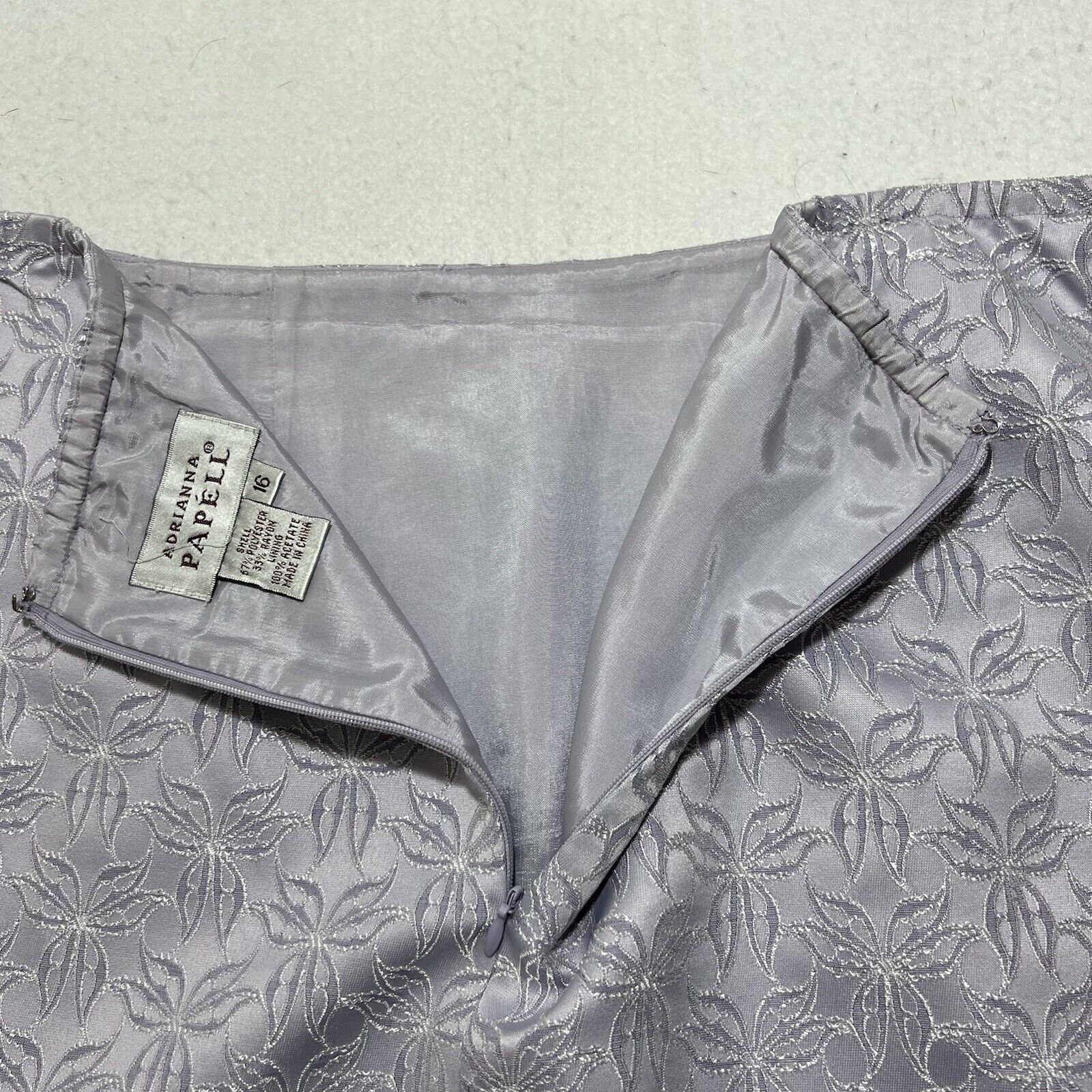 Adrianna Papell Adrianna Papell 16 Open Front Blazer Jacket Skirt Suit Set Size XXL / US 16-18 / IT 52-54 - 16 Thumbnail