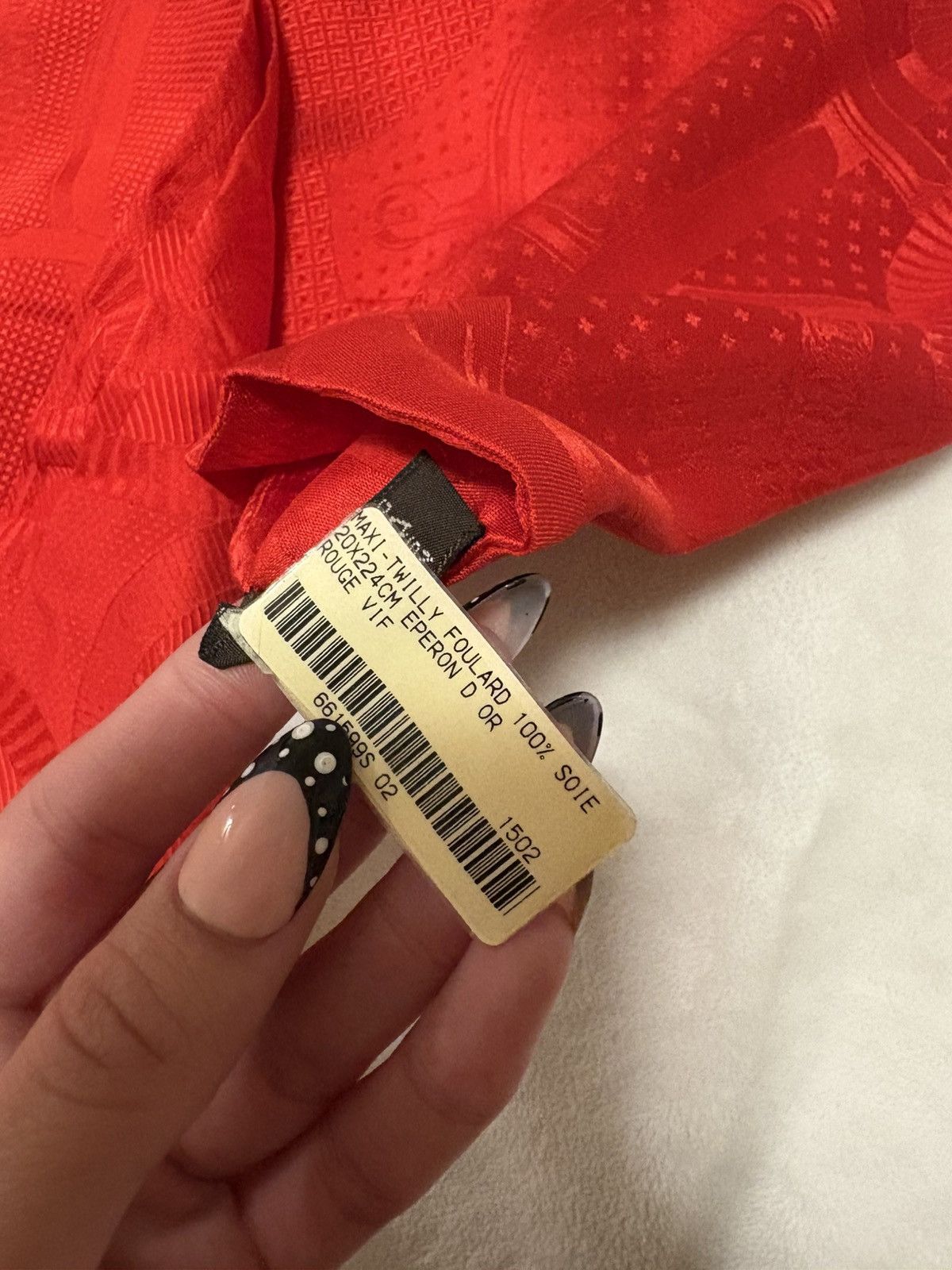 Hermes Hermes maxi twilly foulard- eperon d or Size ONE SIZE - 4 Thumbnail