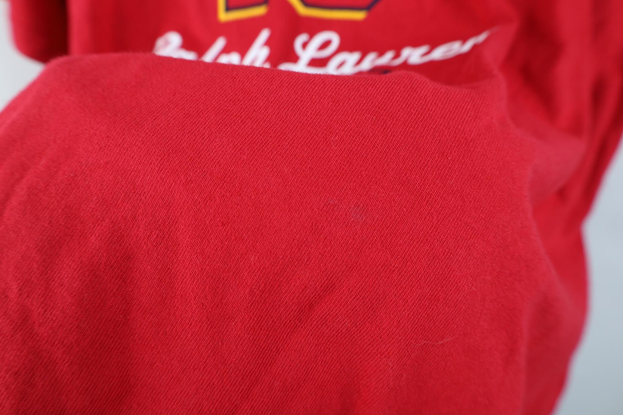 Polo Ralph Lauren Deadstock Vintage 90s Ralph Lauren Monogram Script T-Shirt Size US XXL / EU 58 / 5 - 6 Thumbnail