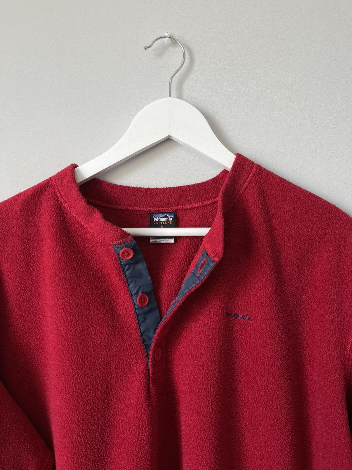 Patagonia Vintage Patagonia Capilene 90's 1/4 Button Fleece Sweatshirt Size US XL / EU 56 / 4 - 3 Thumbnail