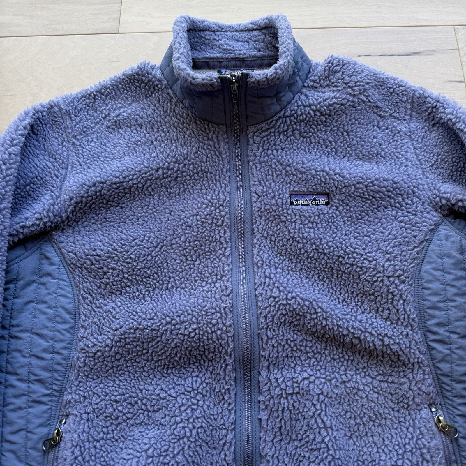 Patagonia × Vintage Patagonia Retro X Jacket Women's L Purple Full Zip Deep Pile Size L / US 10 / IT 46 - 3 Thumbnail
