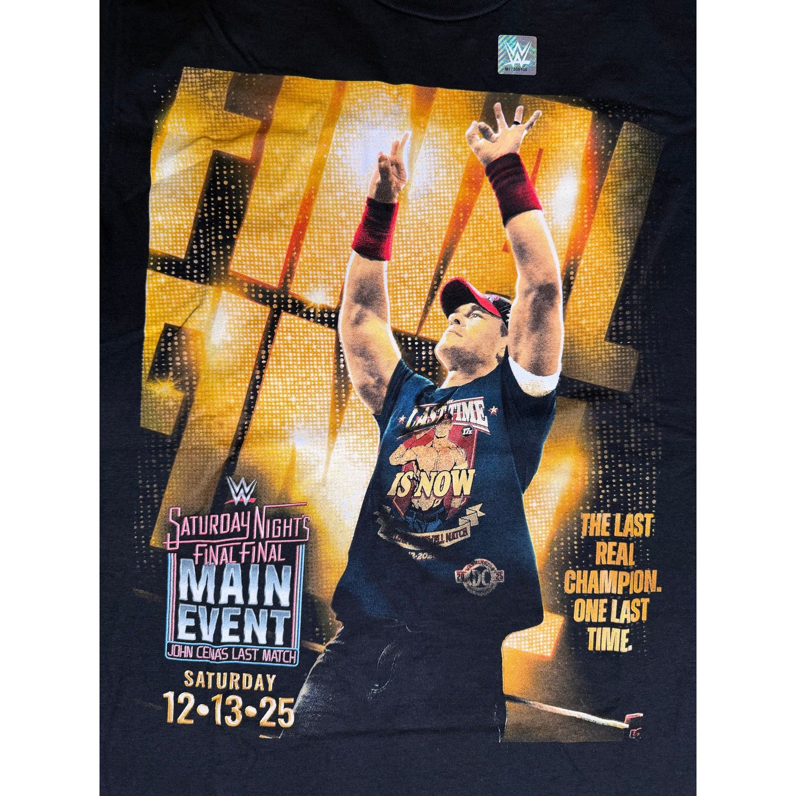 WWE WWE John Cena Last Match I Was There Main Event DC T-Shirt Size US M / EU 48-50 / 2 - 3 Thumbnail