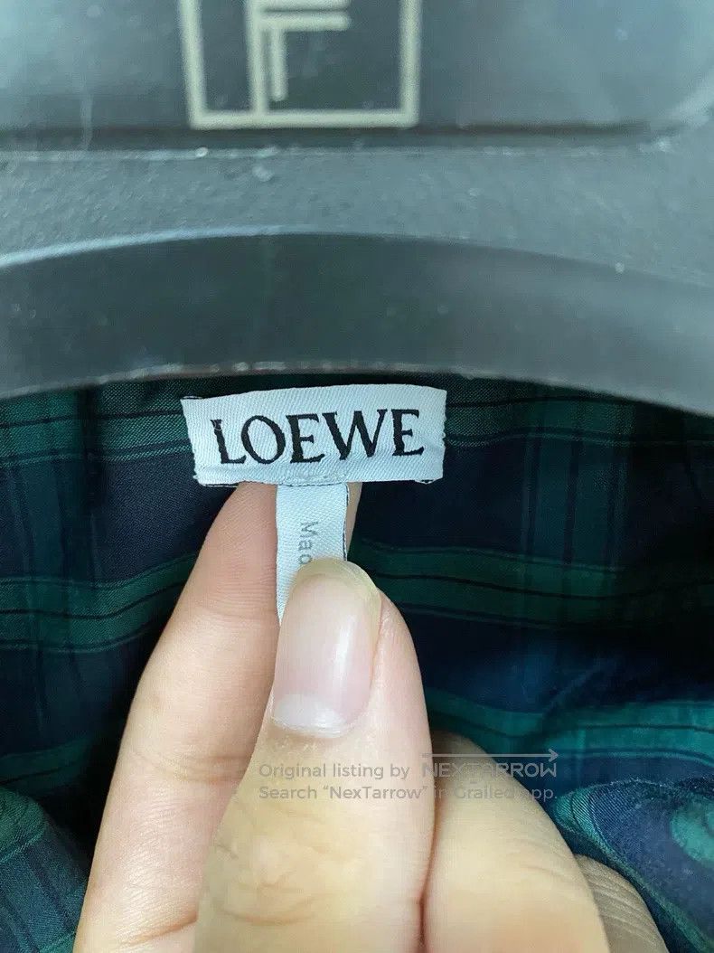 Loewe Loewe size 37 Lined Plaid Zip-up Patchwork Fake Two-Piece J Size US XS / EU 42 / 0 - 4 Thumbnail