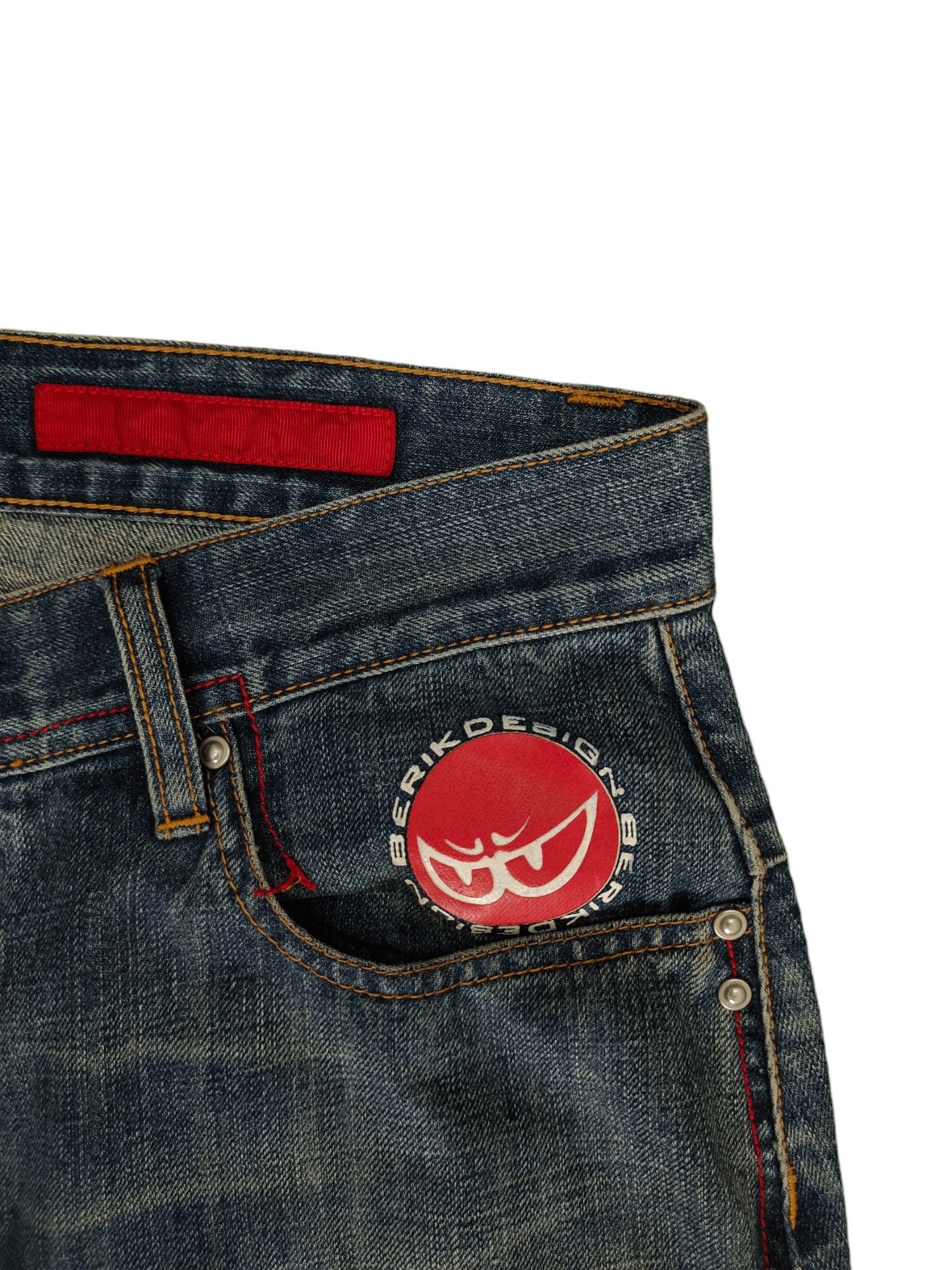 Hysteric Glamour Vintage Y2k Berik Design 3D Pocket Curve Denim Jeans Size US 32 / EU 48 - 5 Thumbnail