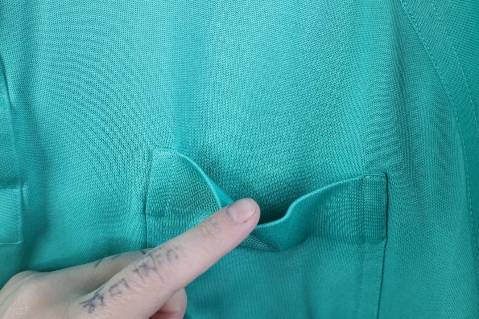 Vintage Vintage 70s Streetwear Short Sleeve Golf Polo Shirt Teal Size US XL / EU 56 / 4 - 4 Thumbnail
