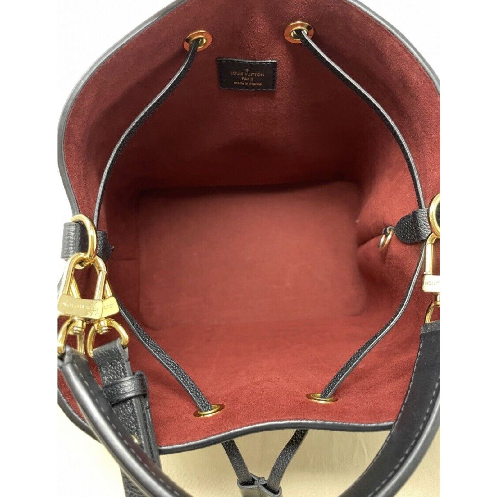 Louis Vuitton Louis Vuitton NéoNoé Shoulder Bag MM Black Leather Size ONE SIZE - 10 Thumbnail