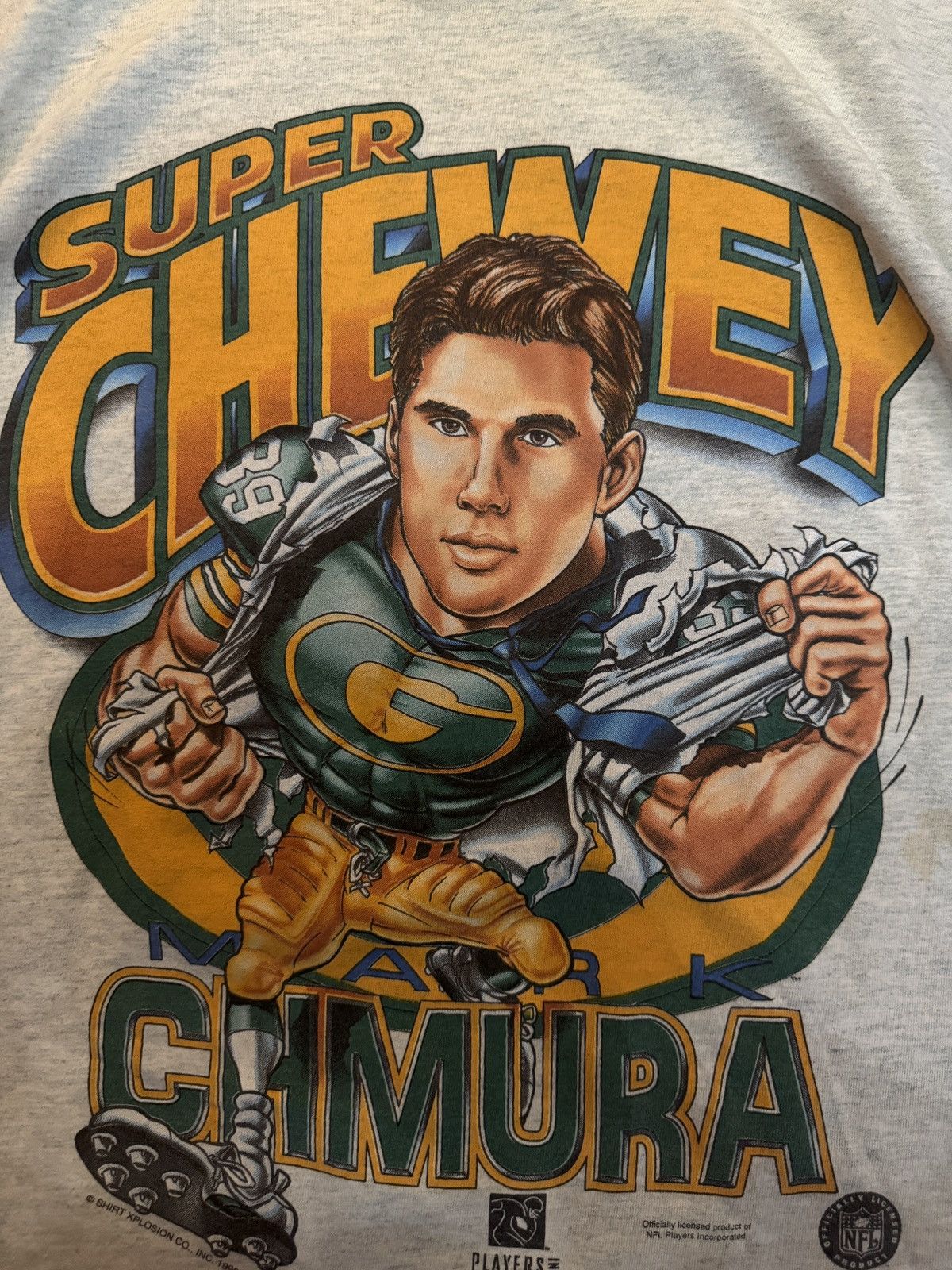 Vintage RARE Vintage 1996 SUPER CHEWEY Mark Chmura Tee Size US XL / EU 56 / 4 - 2 Thumbnail