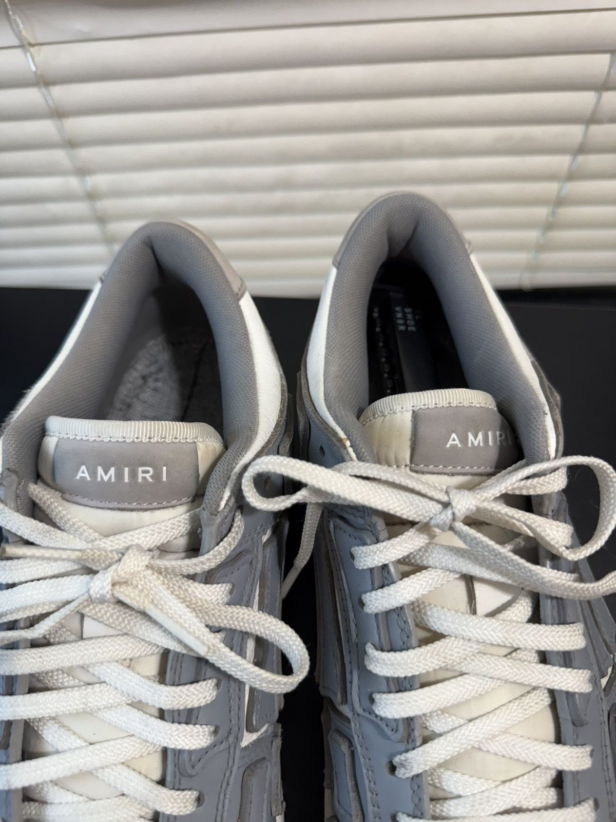 Amiri Amiri Skeleton Low Size 11 Grey Size US 11 / EU 44 - 2 Thumbnail