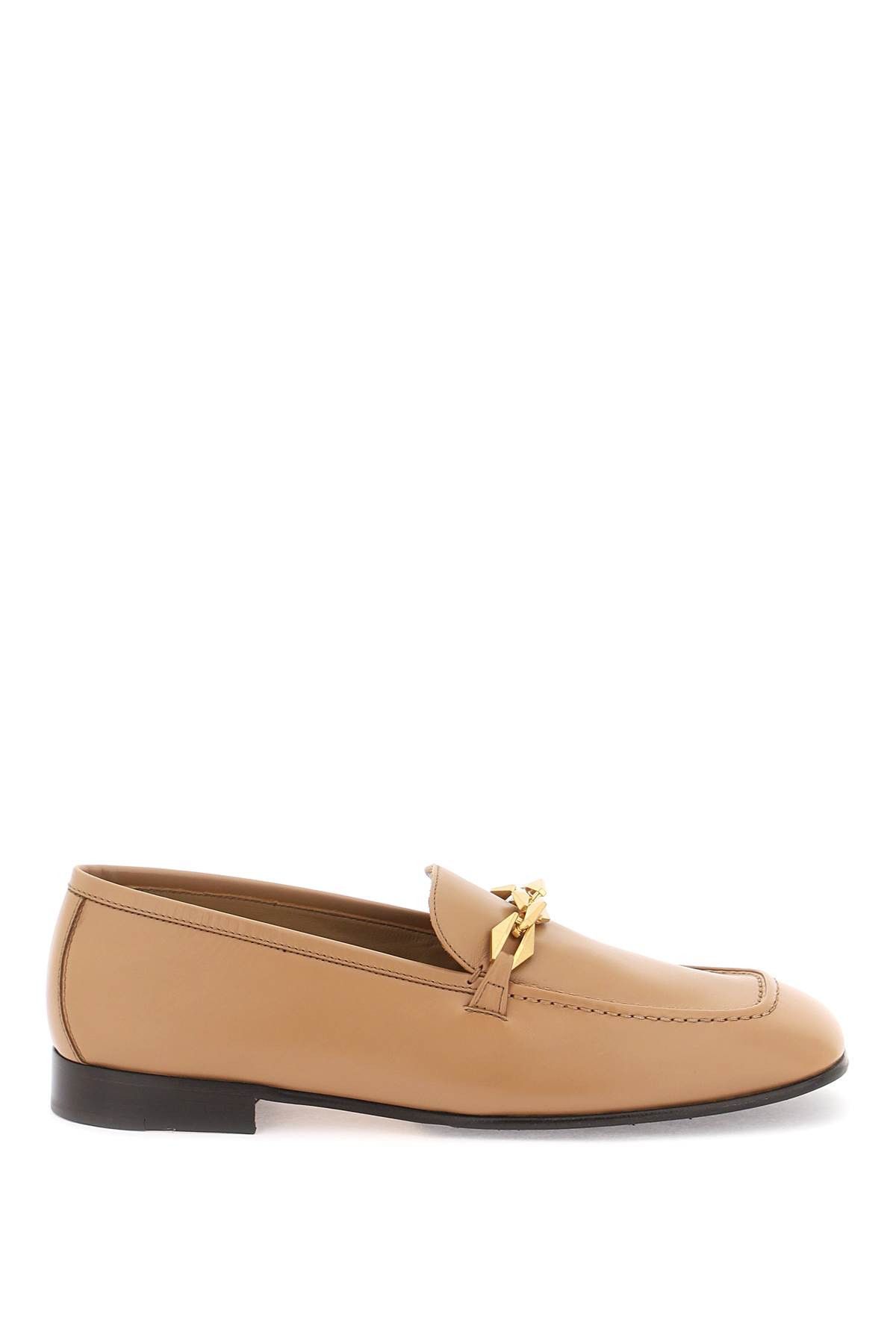 image of Jimmy Choo 'tilda' Mocassins Shoes in Biscuit, Women's (Size 8)