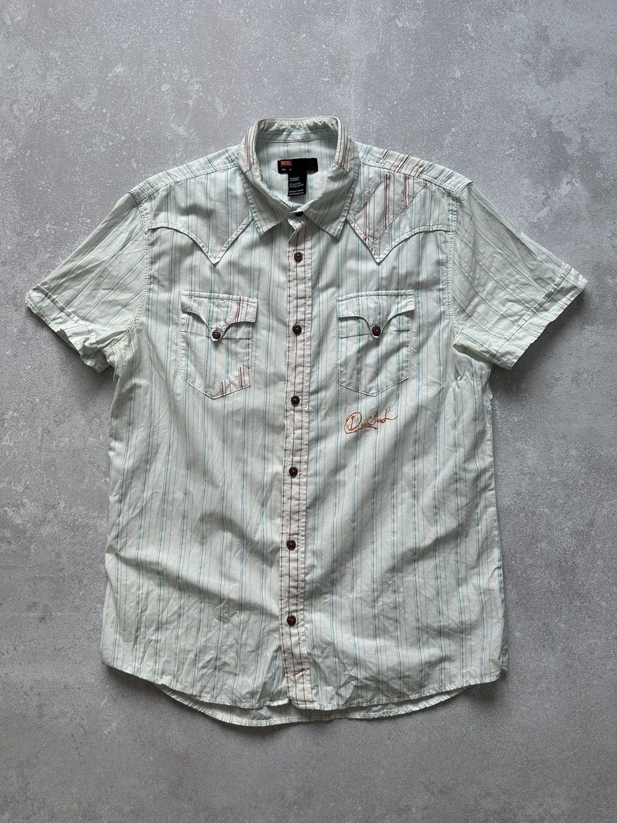 Diesel × Vintage Short Sleeve Shirts Diesel Vintage Streetwear size XL Size US XL / EU 56 / 4 - 2 Thumbnail