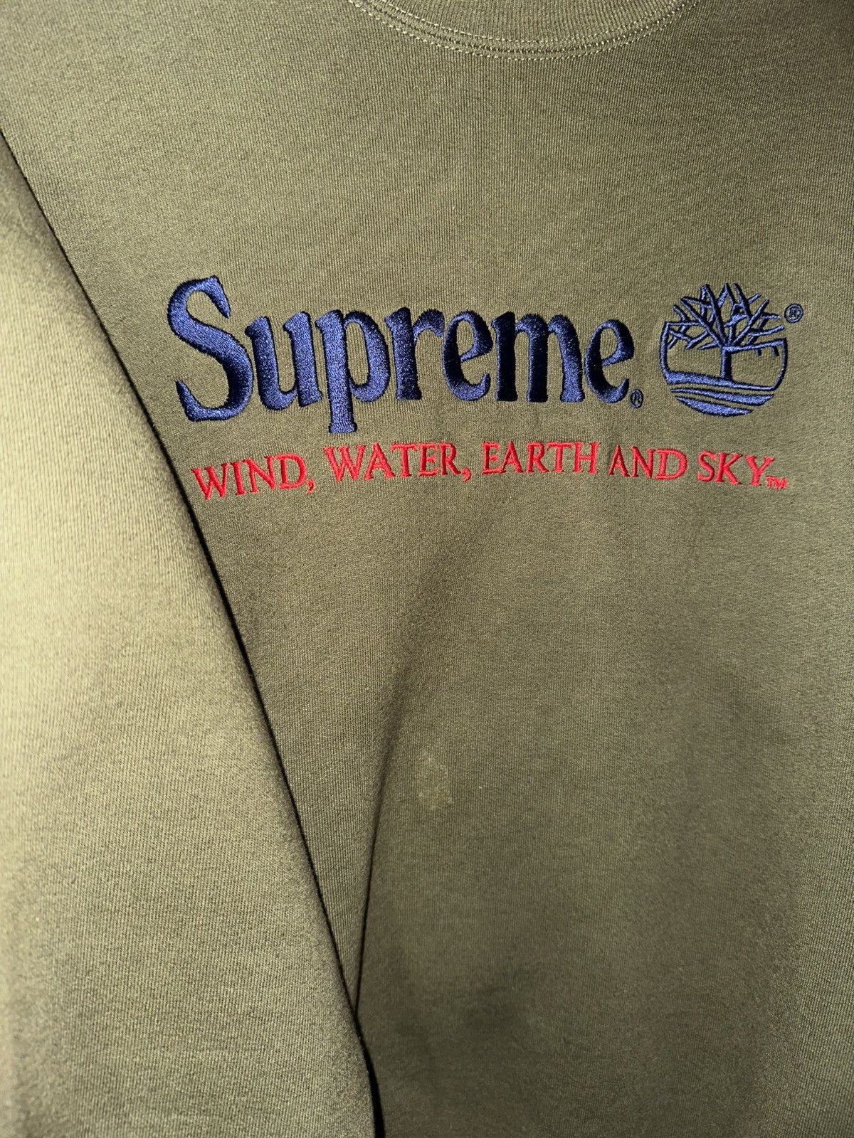 Supreme × Timberland SUPREME®/TIMBERLAND® CREWNECK Size US M / EU 48-50 / 2 - 3 Thumbnail