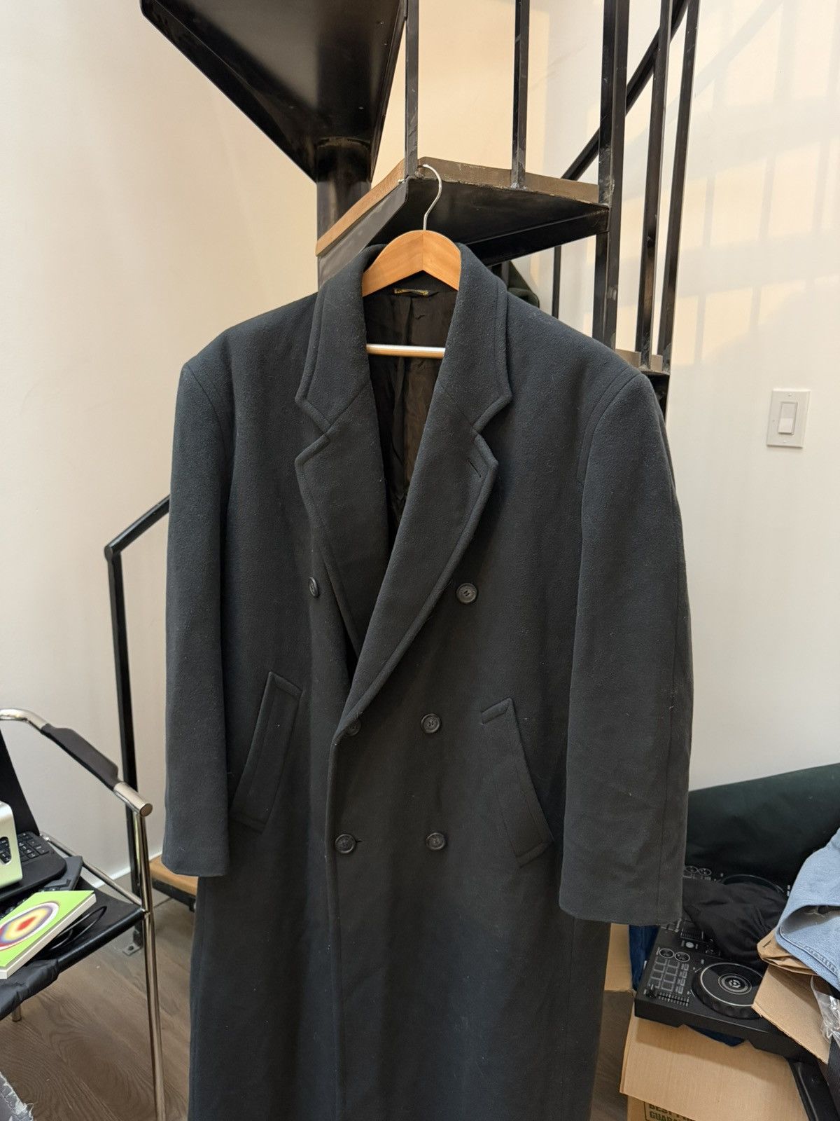 Other Vintage Italian wool/cashmere double breasted coat Size US XL / EU 56 / 4 - 1 Thumbnail